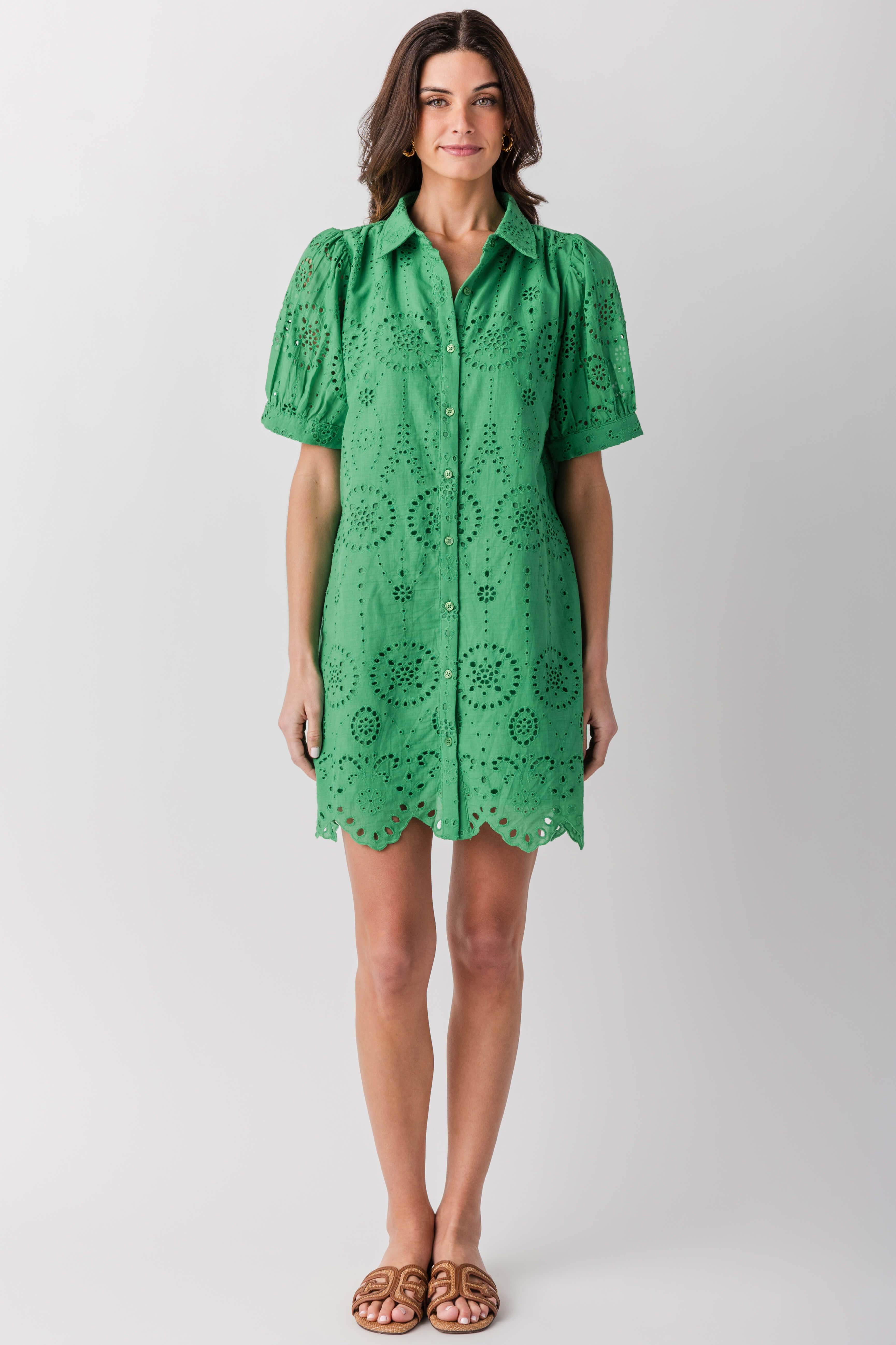 Jodifl Eyelet Shirt Dress Social Threads Jodifl Eyelet Shirt Dress Social Threads