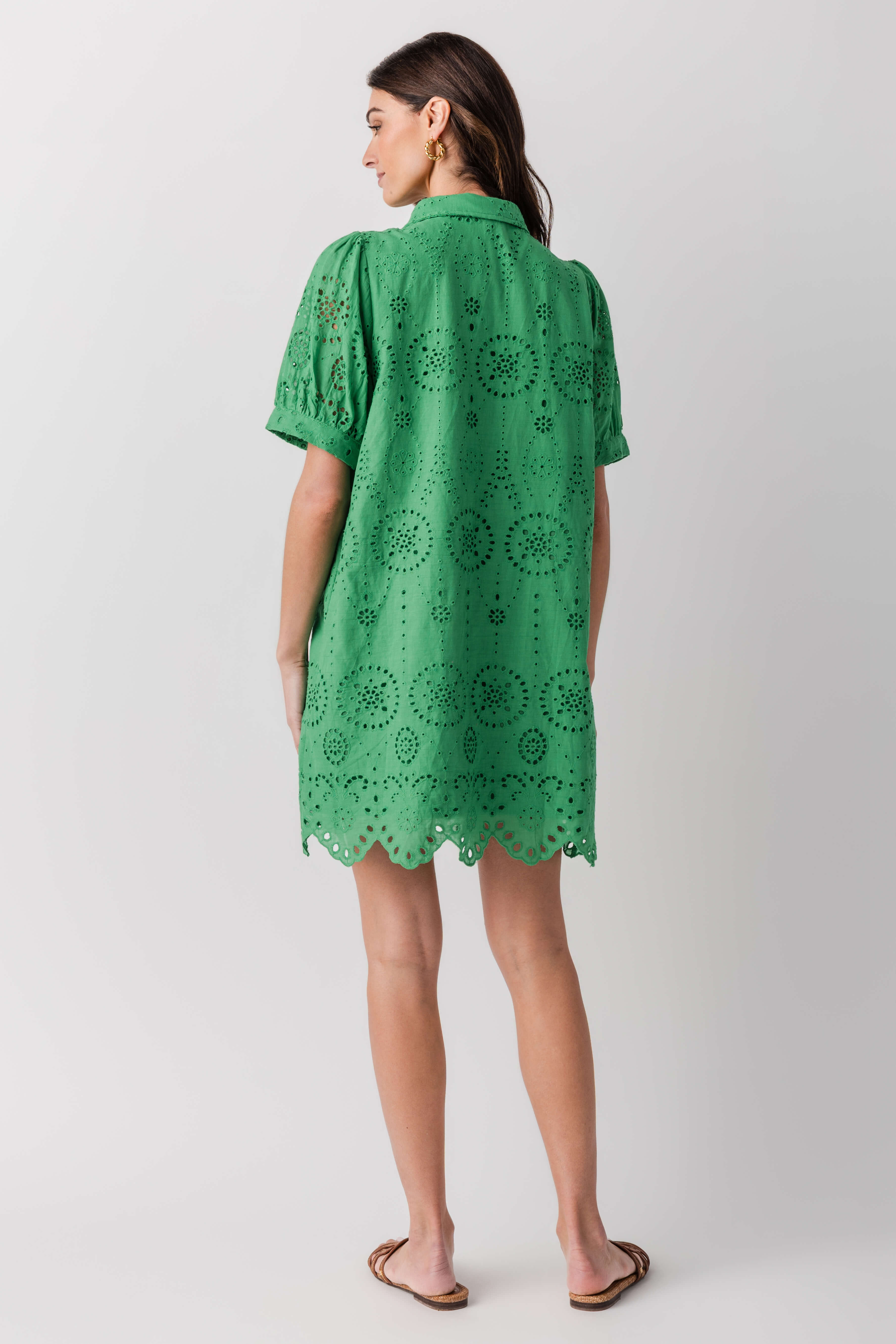 Jodifl Eyelet Shirt Dress