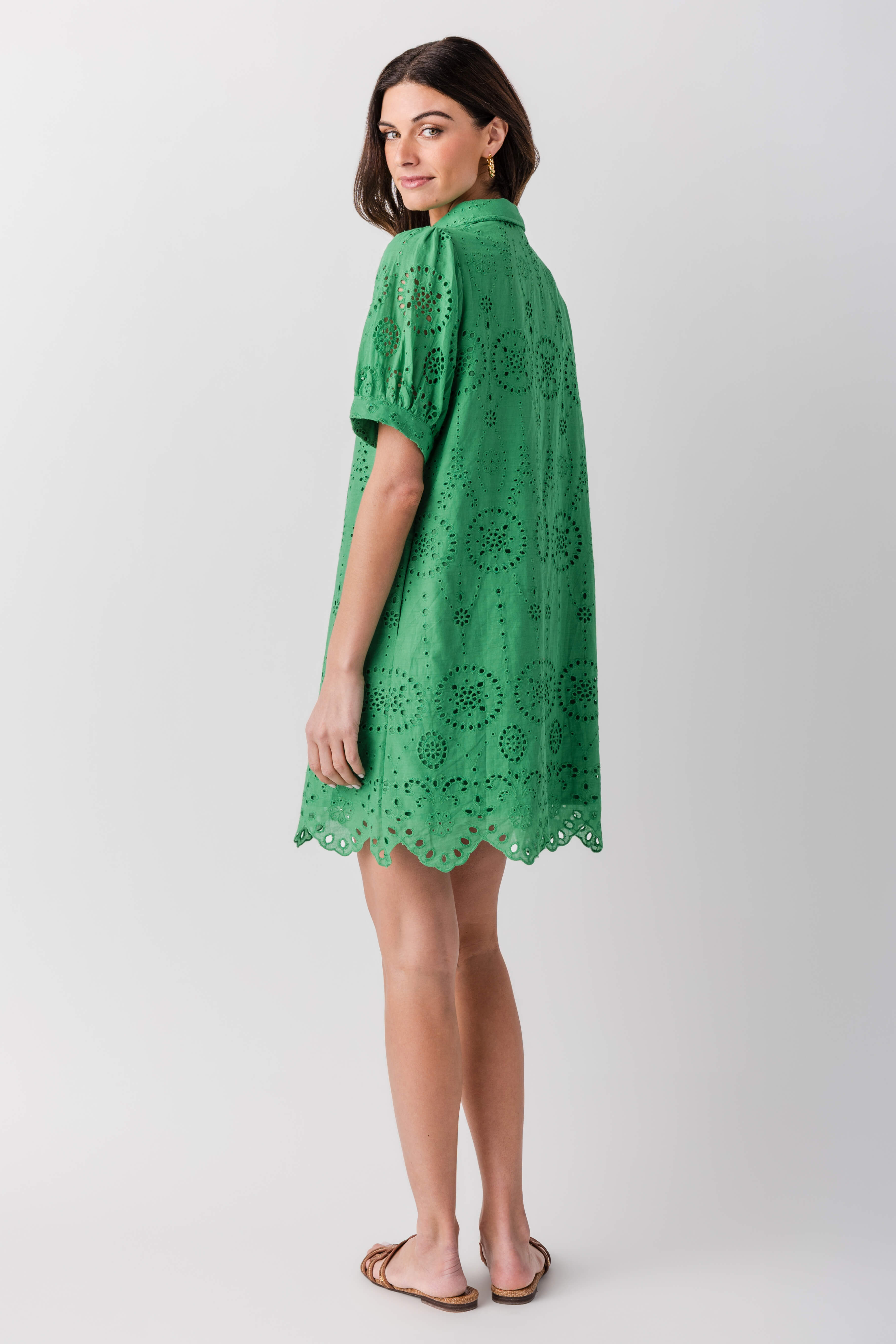Jodifl Eyelet Shirt Dress