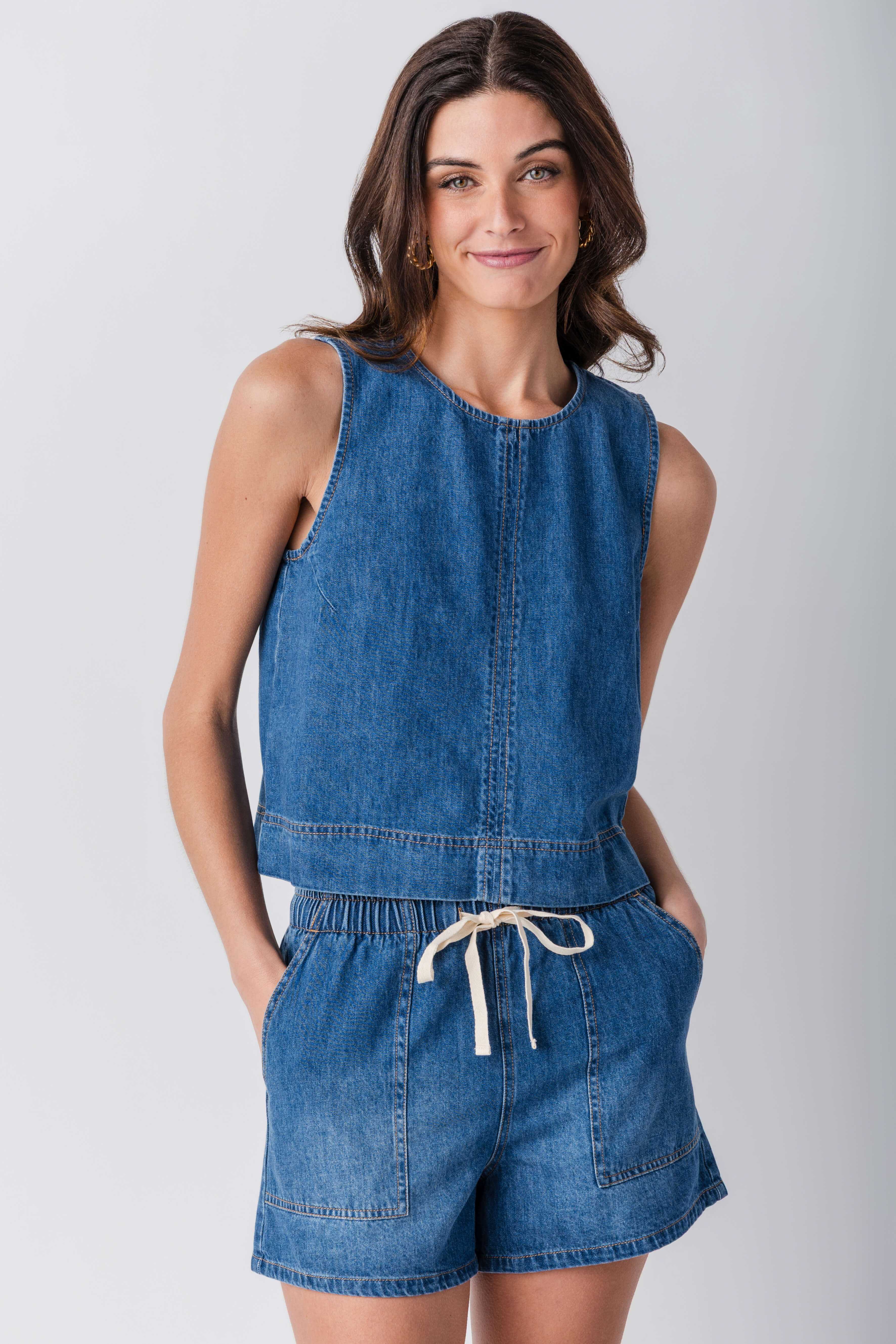 Z Supply Sun Seeker Denim Tank – Social Threads