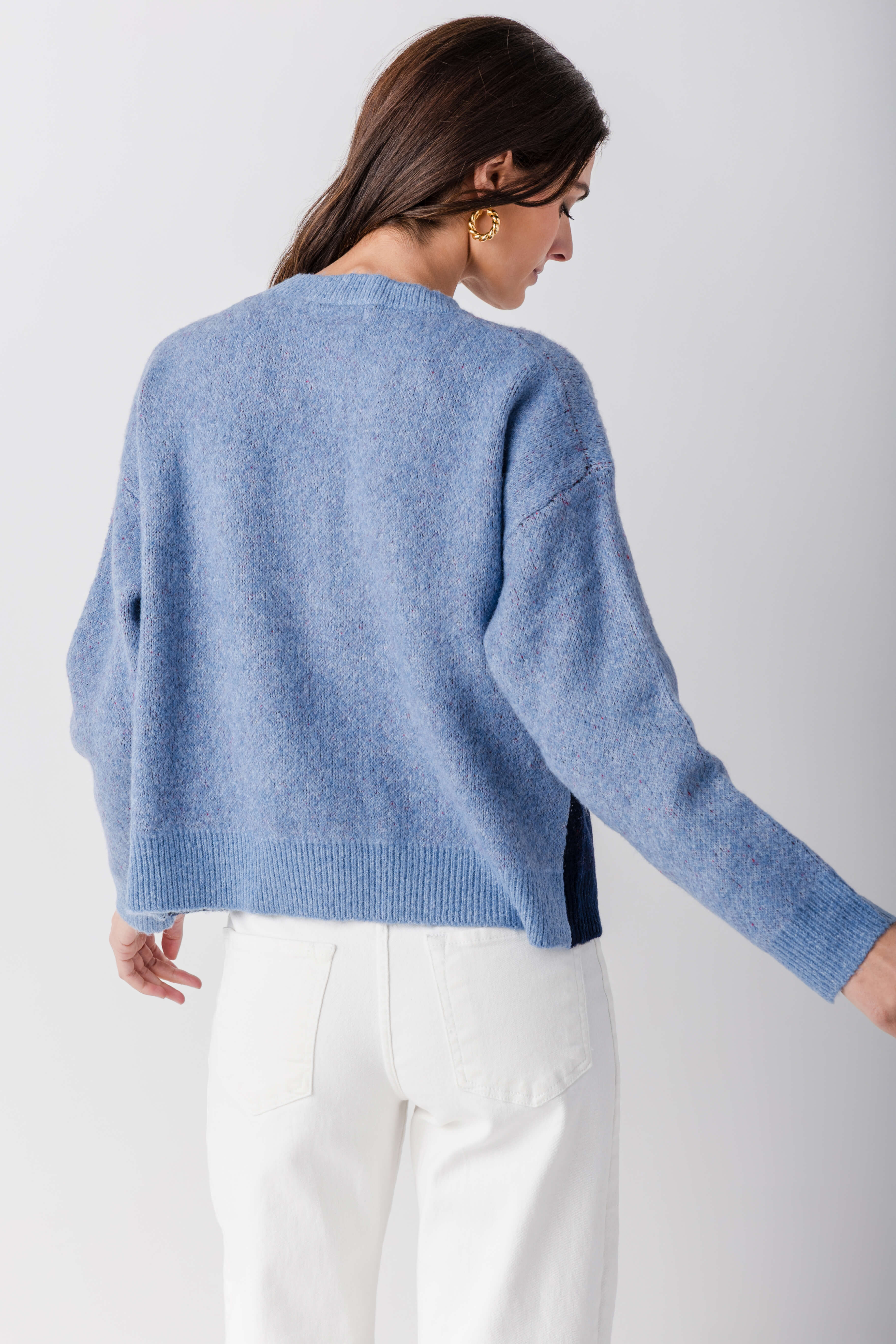 Urban Daisy Lighthouse Intarsia Knit Sweater