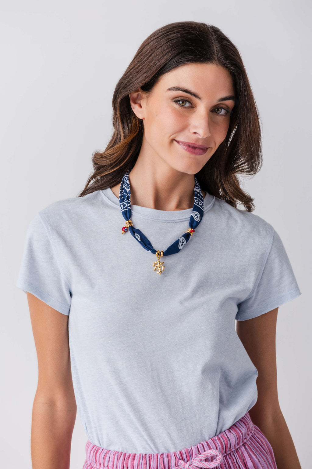 Bandana Scarf Necklace