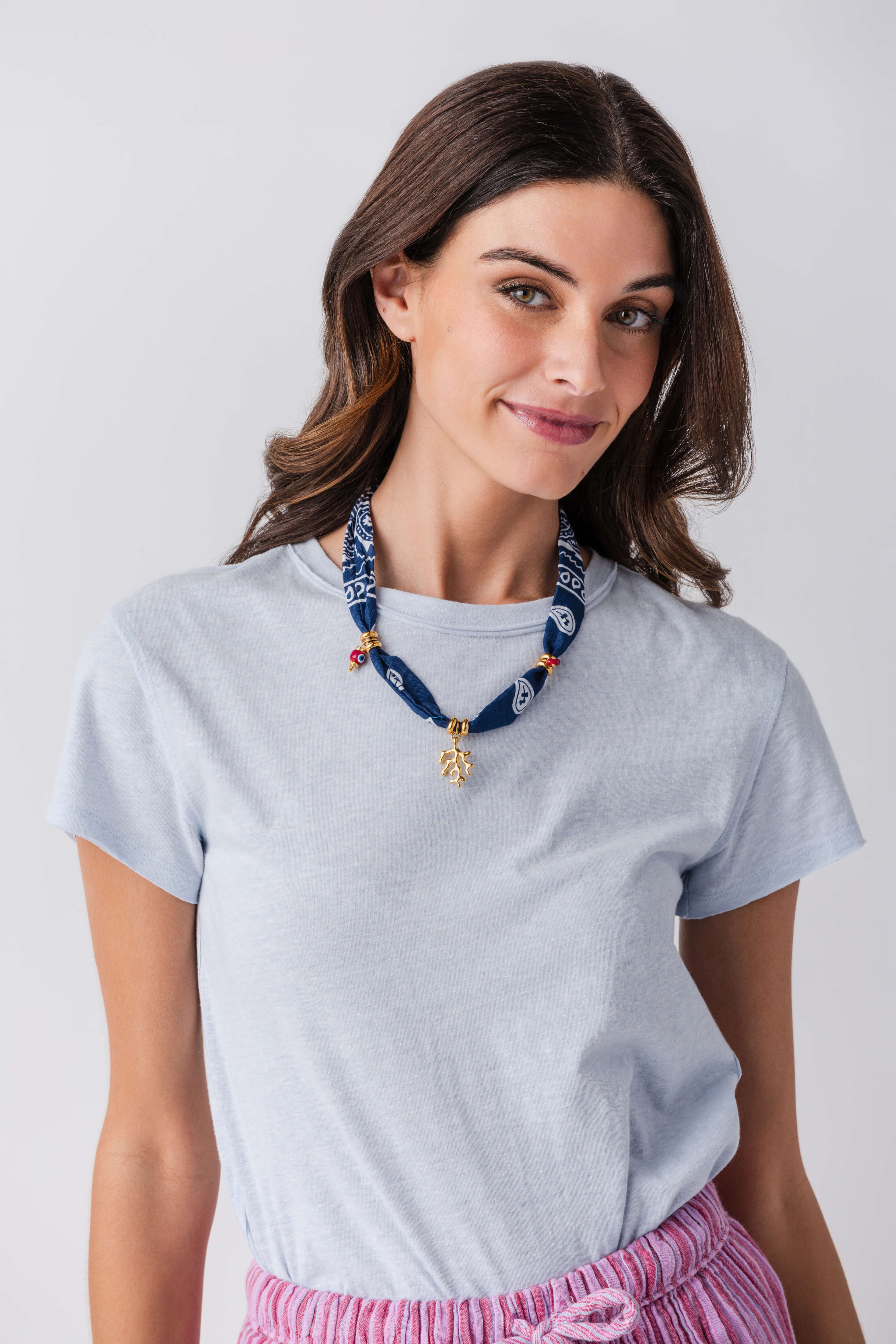 Bandana Scarf Necklace