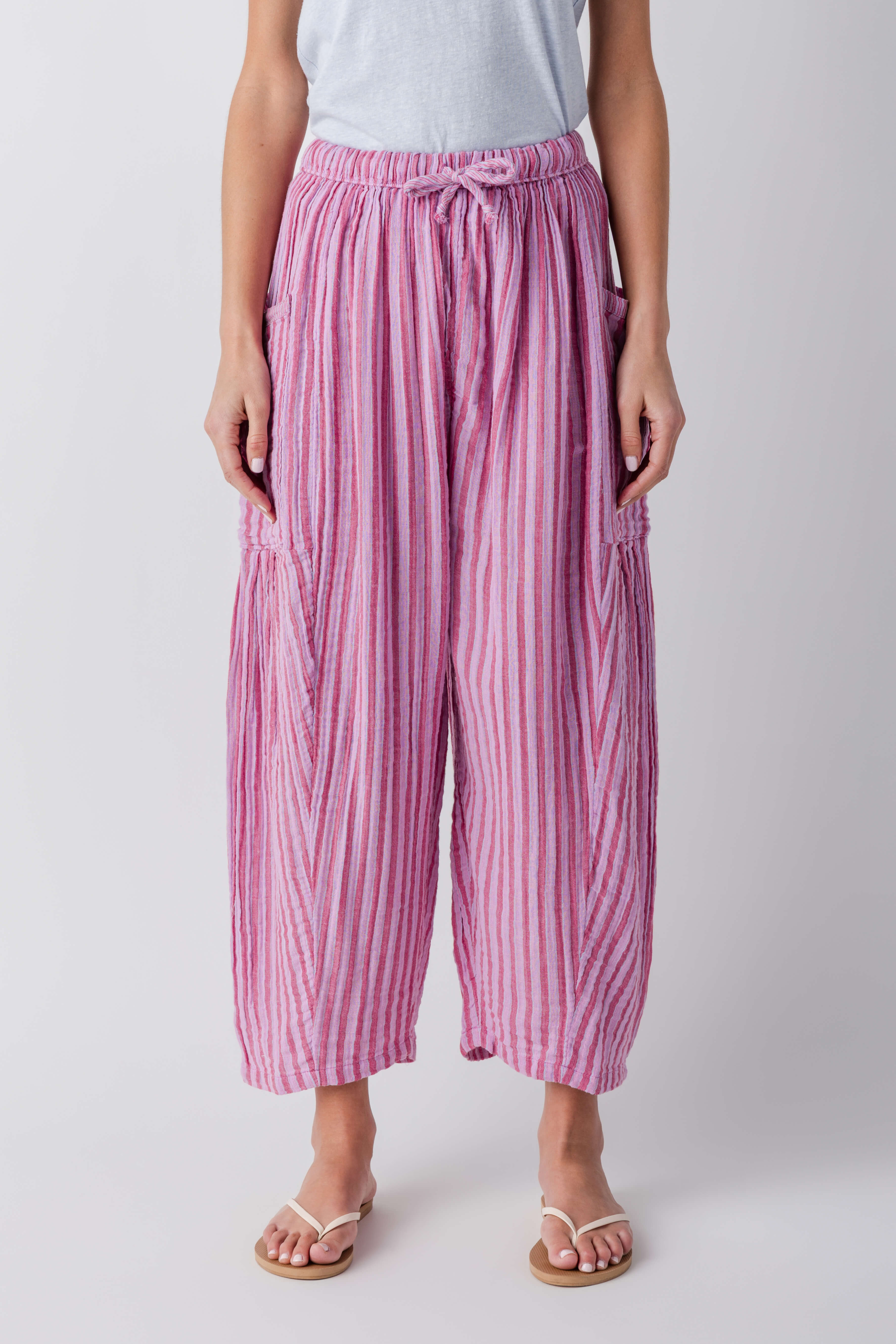 Free People Striped Quinn Pant