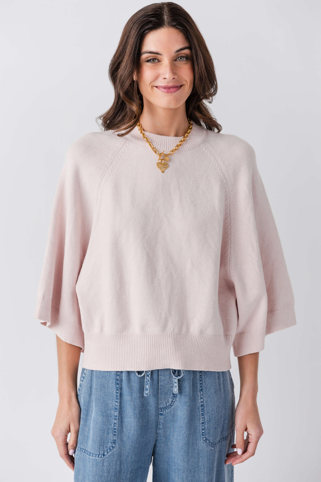 Fate Raglan 3/4 Sleeve Sweater