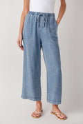 Mustard Seed Tencel Cropped Denim Pants
