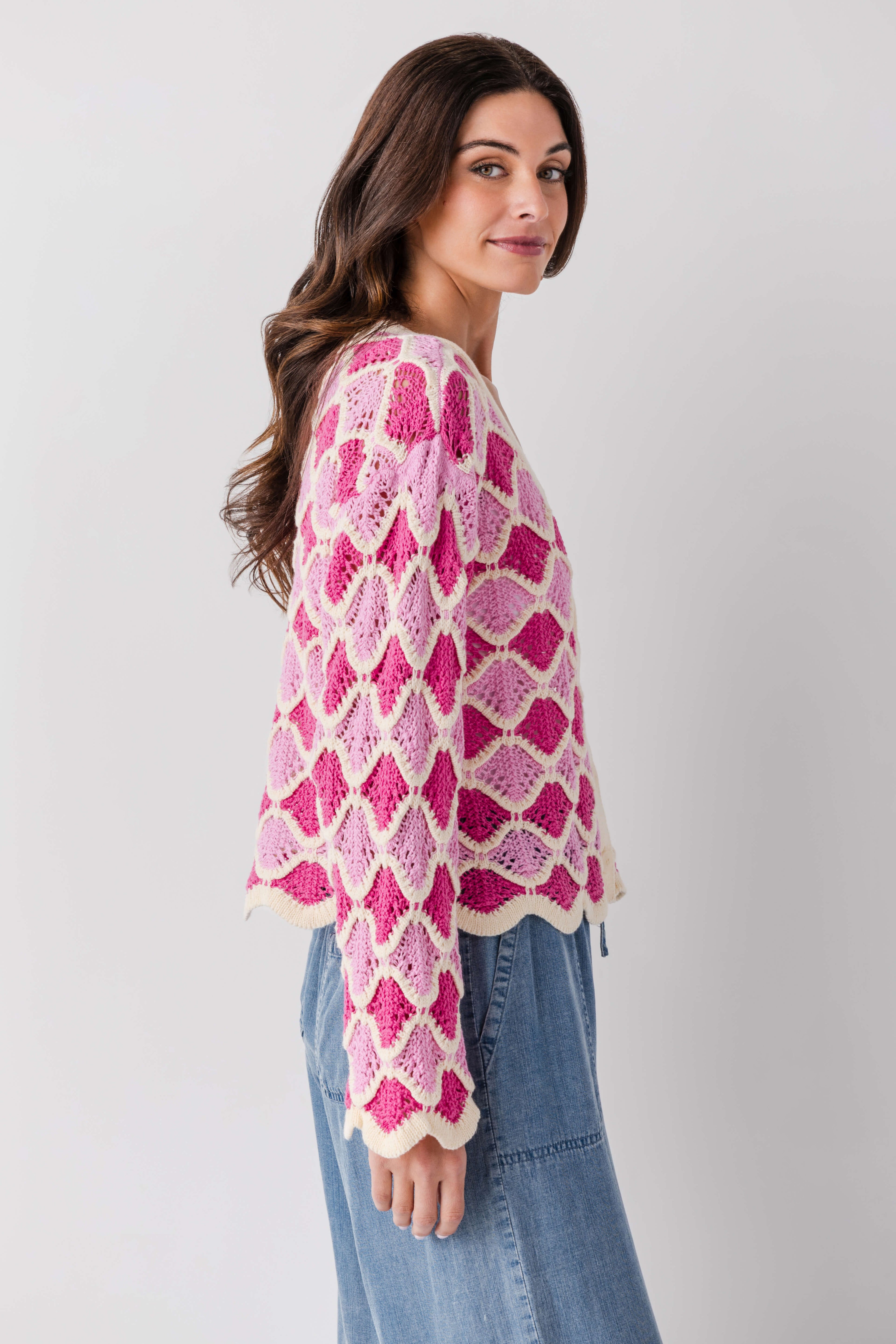 RD Style Kilda Crochet Cardigan