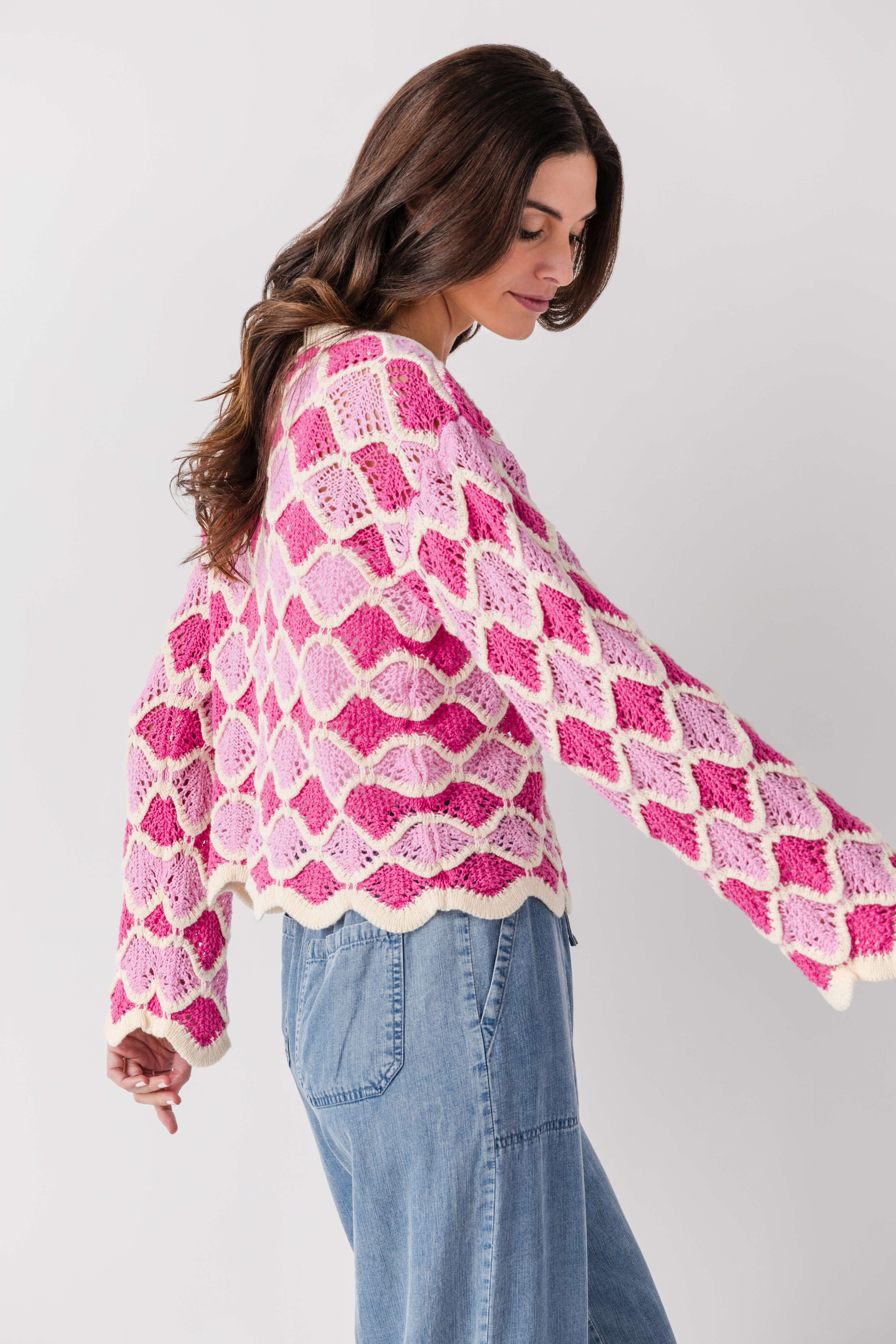 RD Style Kilda Crochet Cardigan