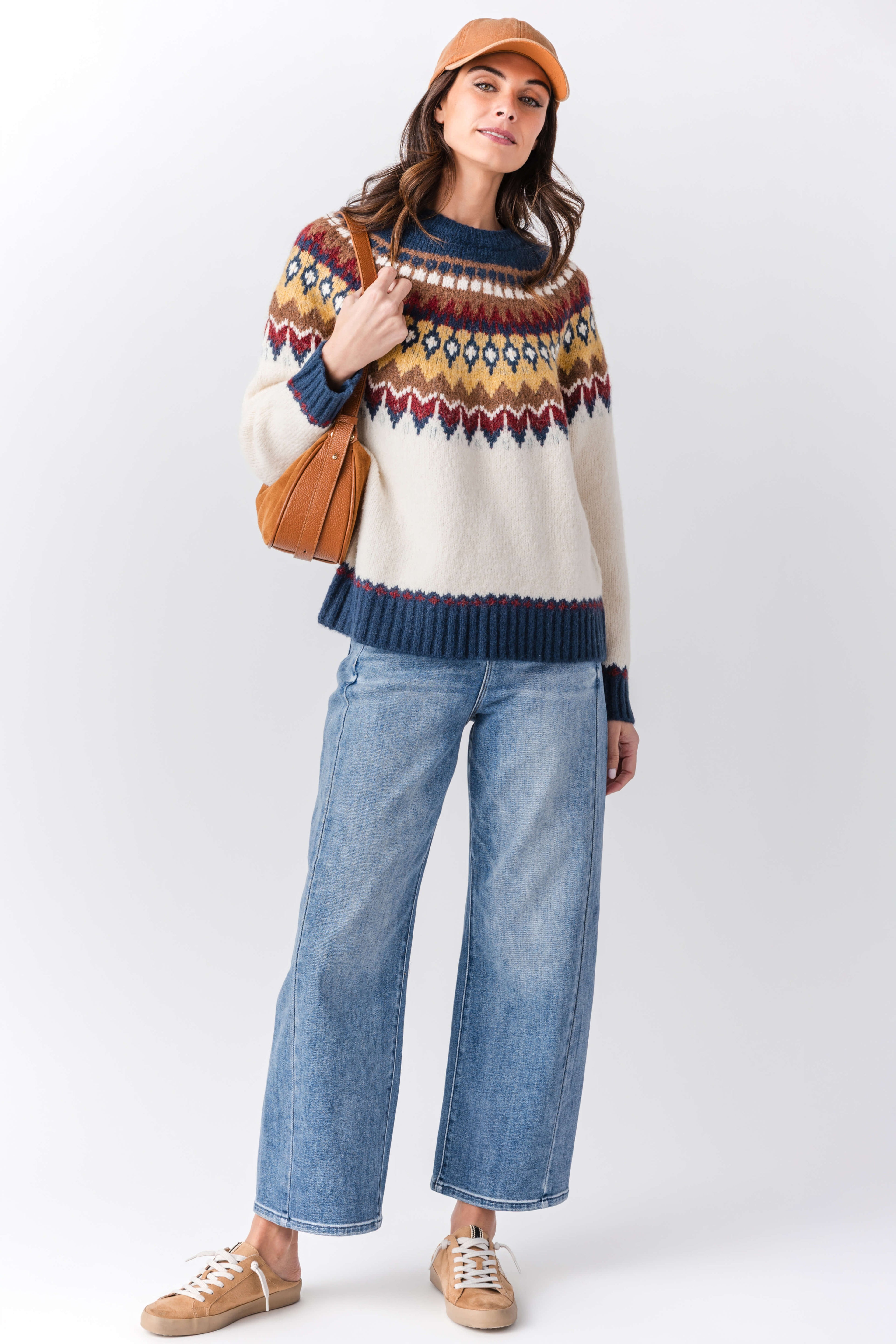 Raisonnel Crewneck Fairisle Sweater