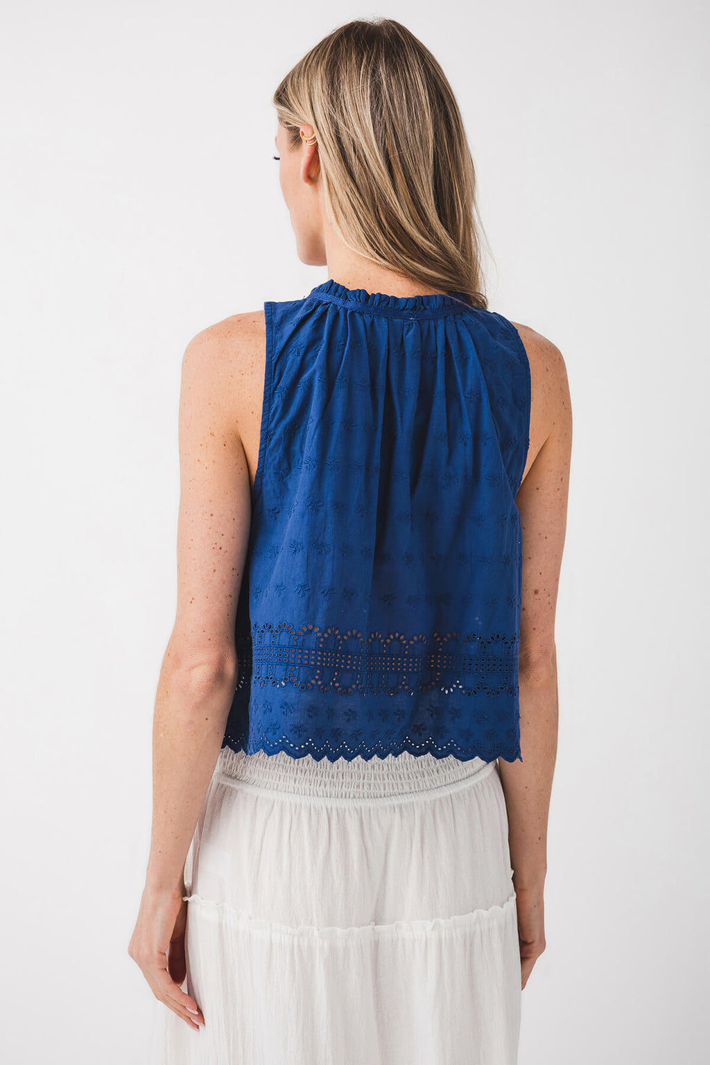 Free People Marina Eyelet Tank