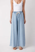 Vintage Havana Denim Tencel Wide Leg Pants