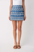 THML Eyelet Detail Mini Skort