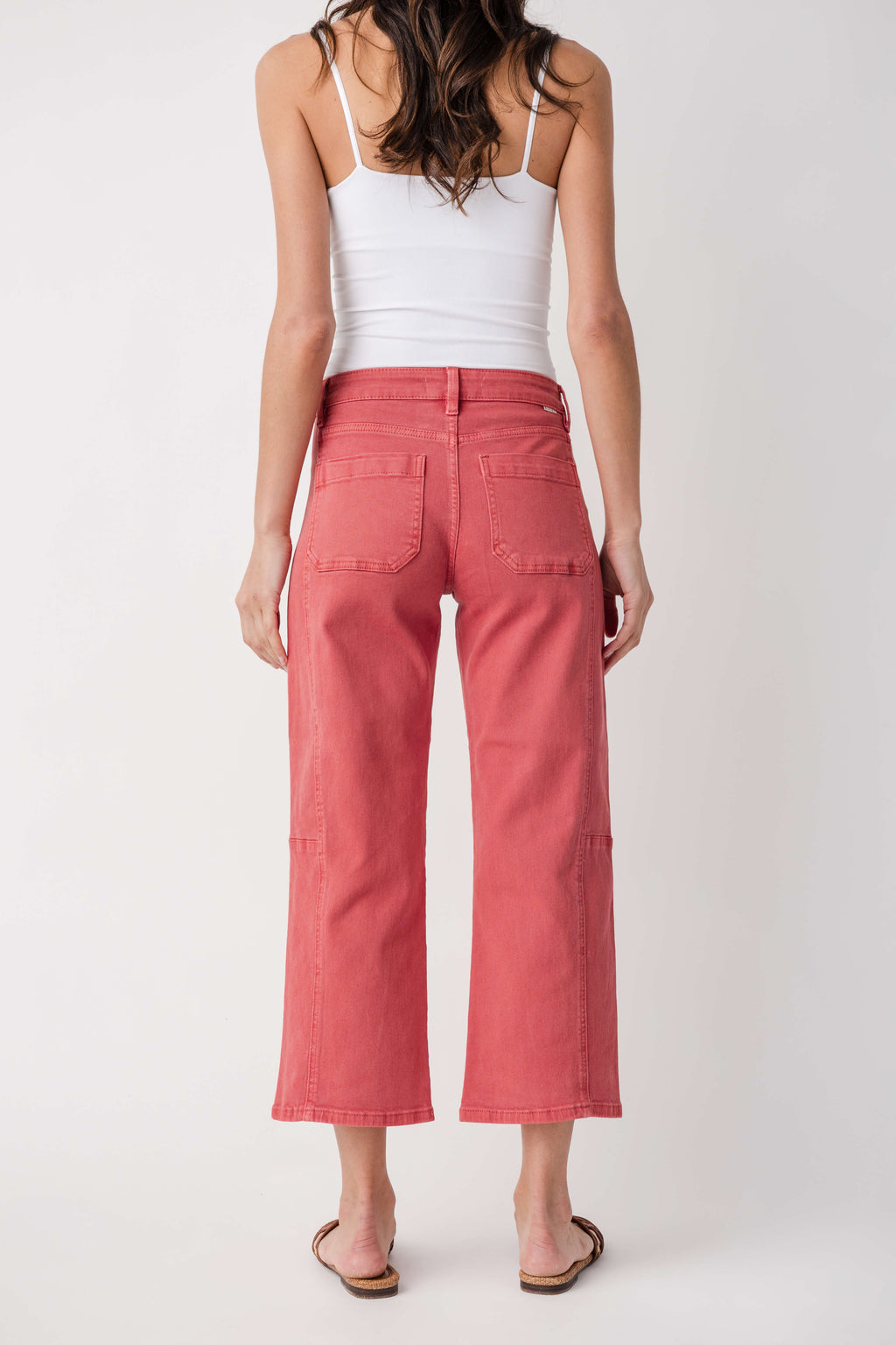 Risen Poppy High Rise Crop Baby Barrel Jeans