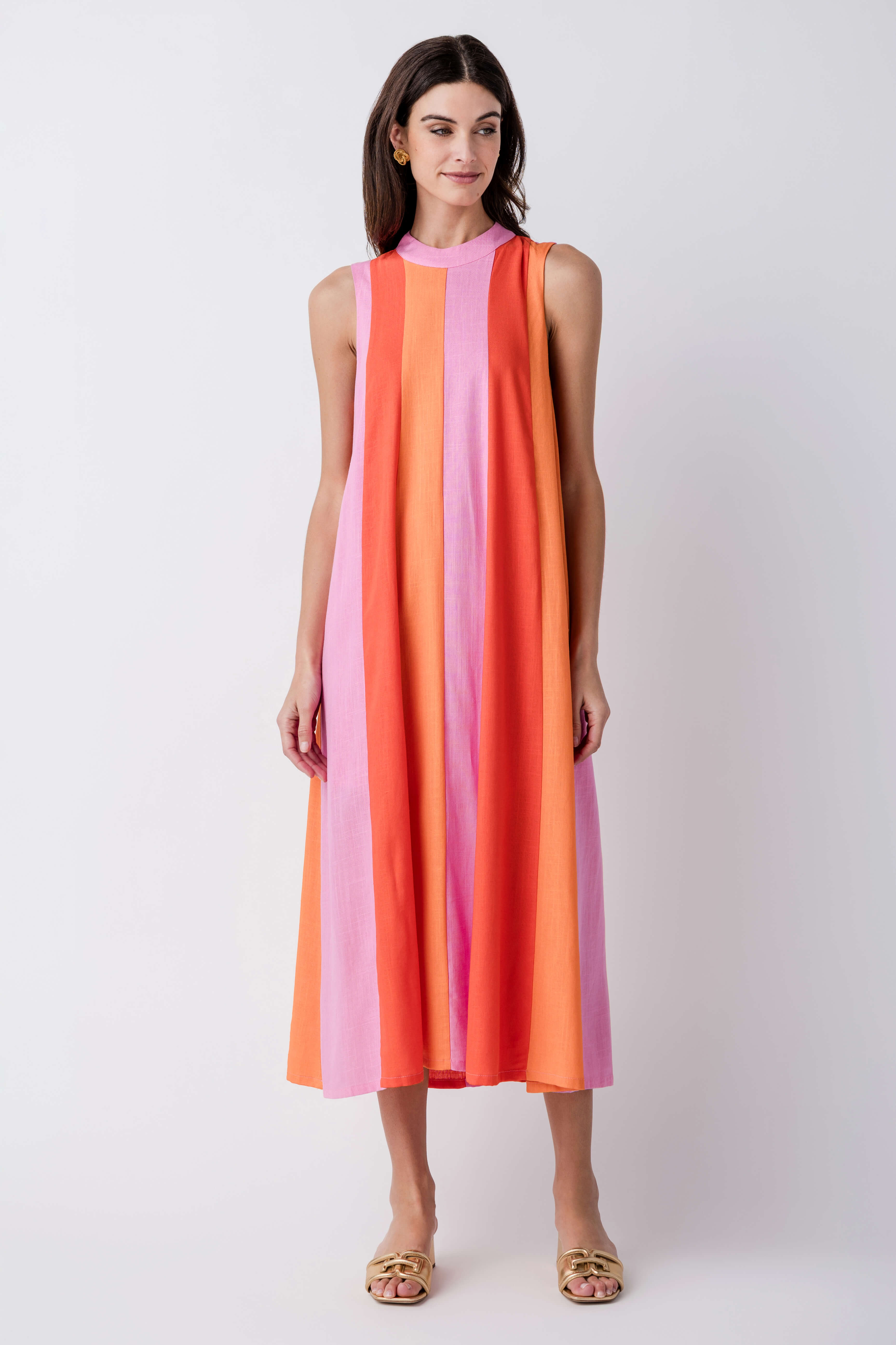 THML Colorblock Midi Dress