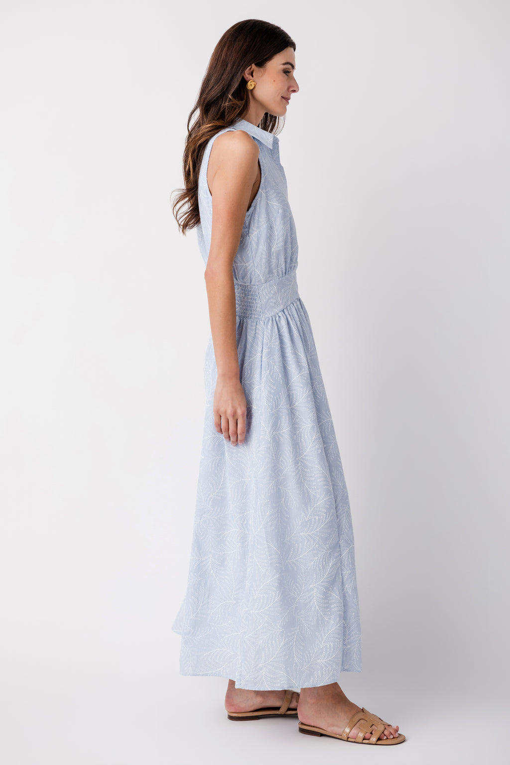 Elan Collared Maxi Dress