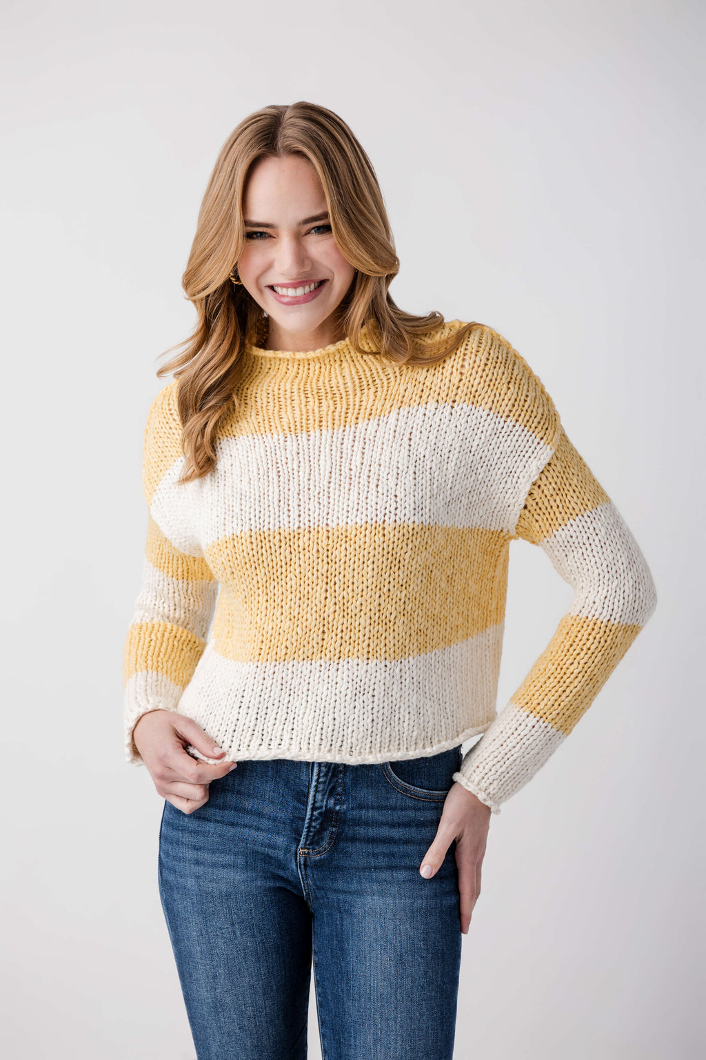 Free People Opal Rugby Stripe Sweater
