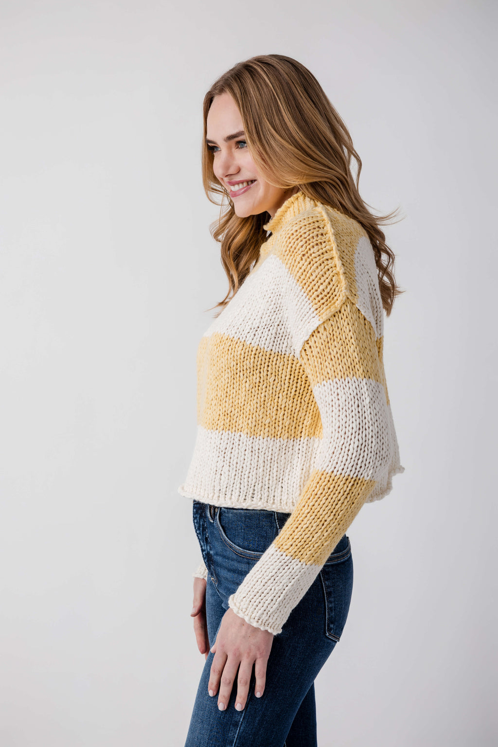 Free People Opal Rugby Stripe Sweater