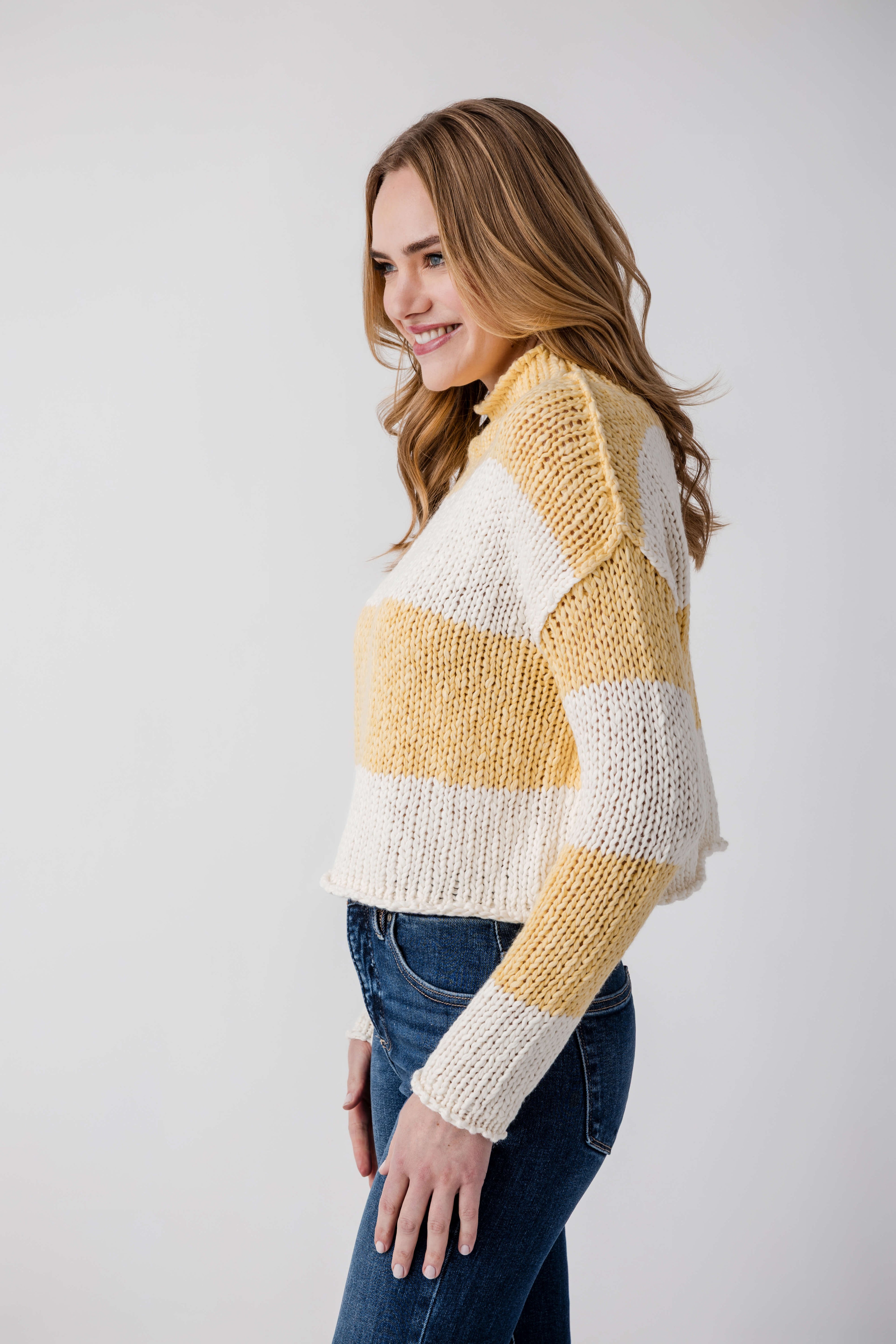 Free People Opal Rugby Stripe Sweater