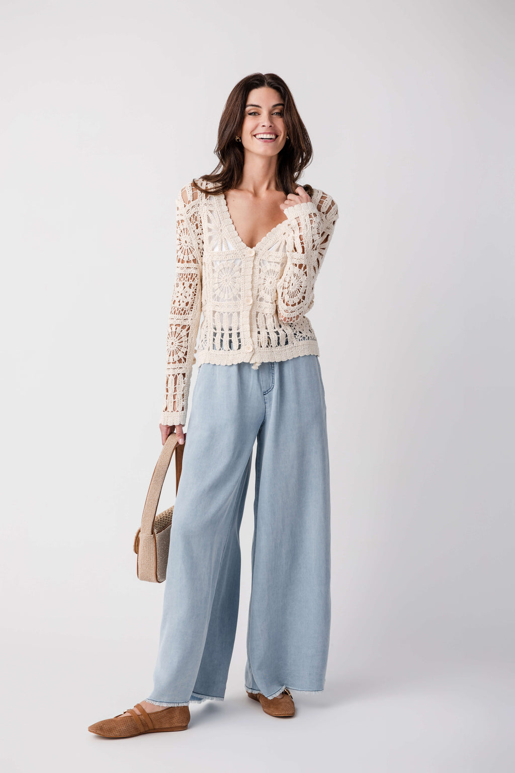 Elan Crochet Cardigan