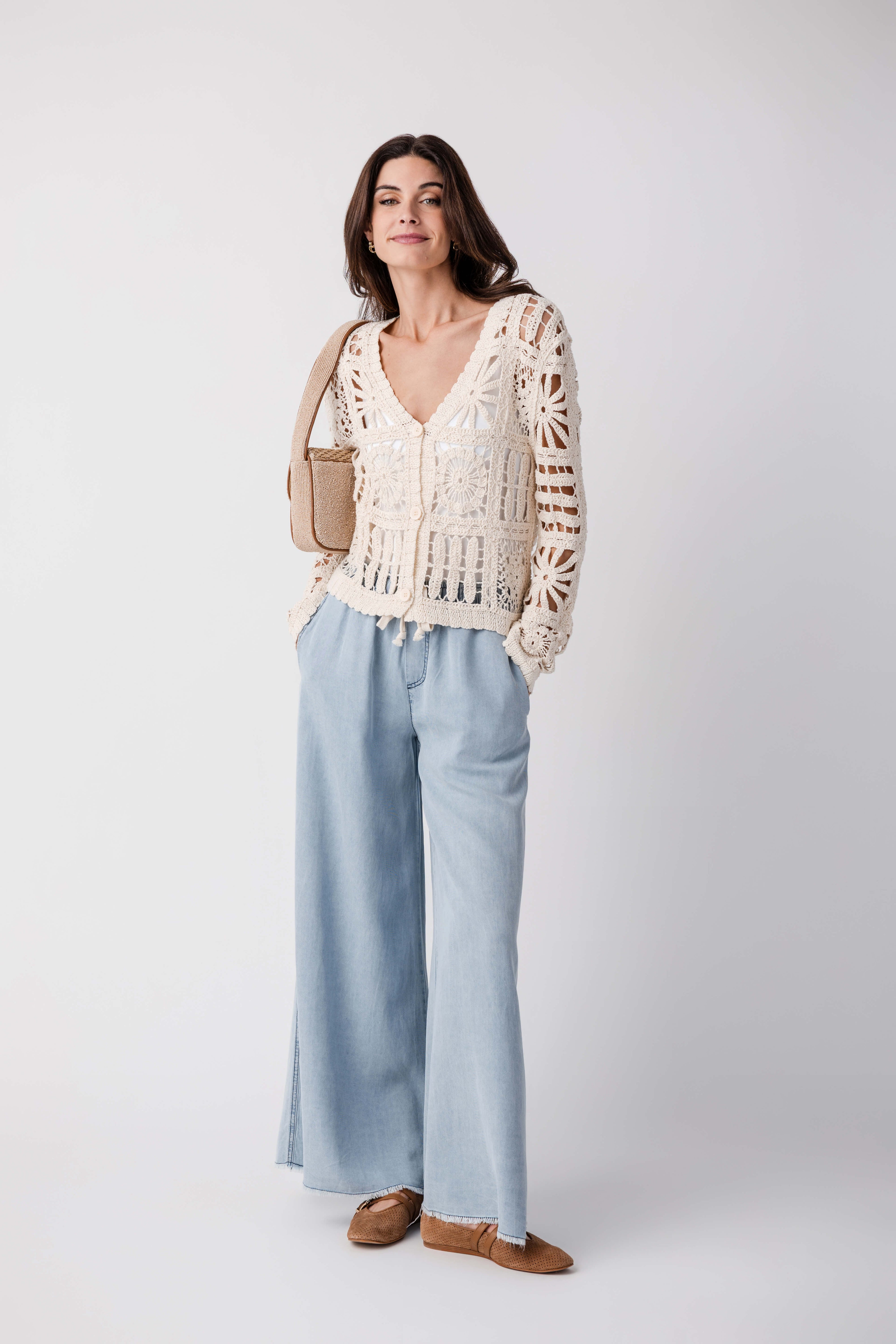 Elan Crochet Cardigan