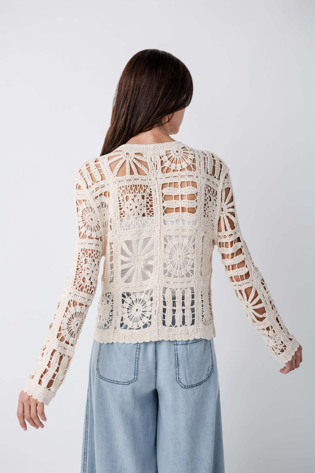 Elan Crochet Cardigan