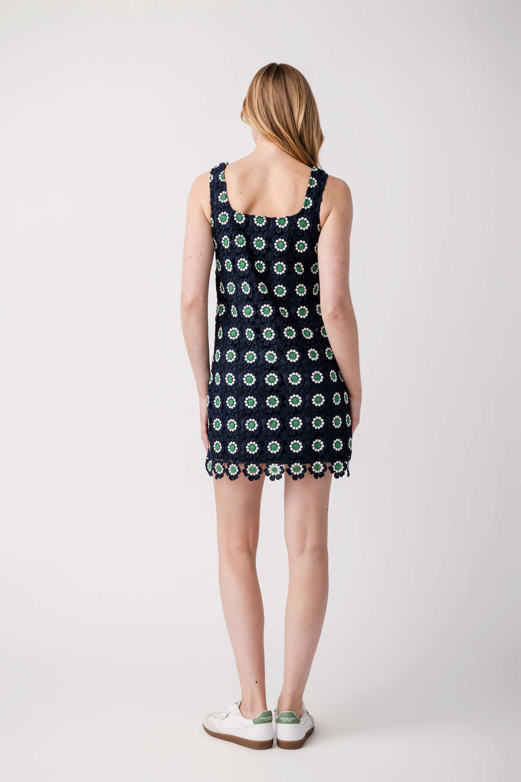 Day + Moon Crochet Lace Sleeveless Mini Summer Sun Dress