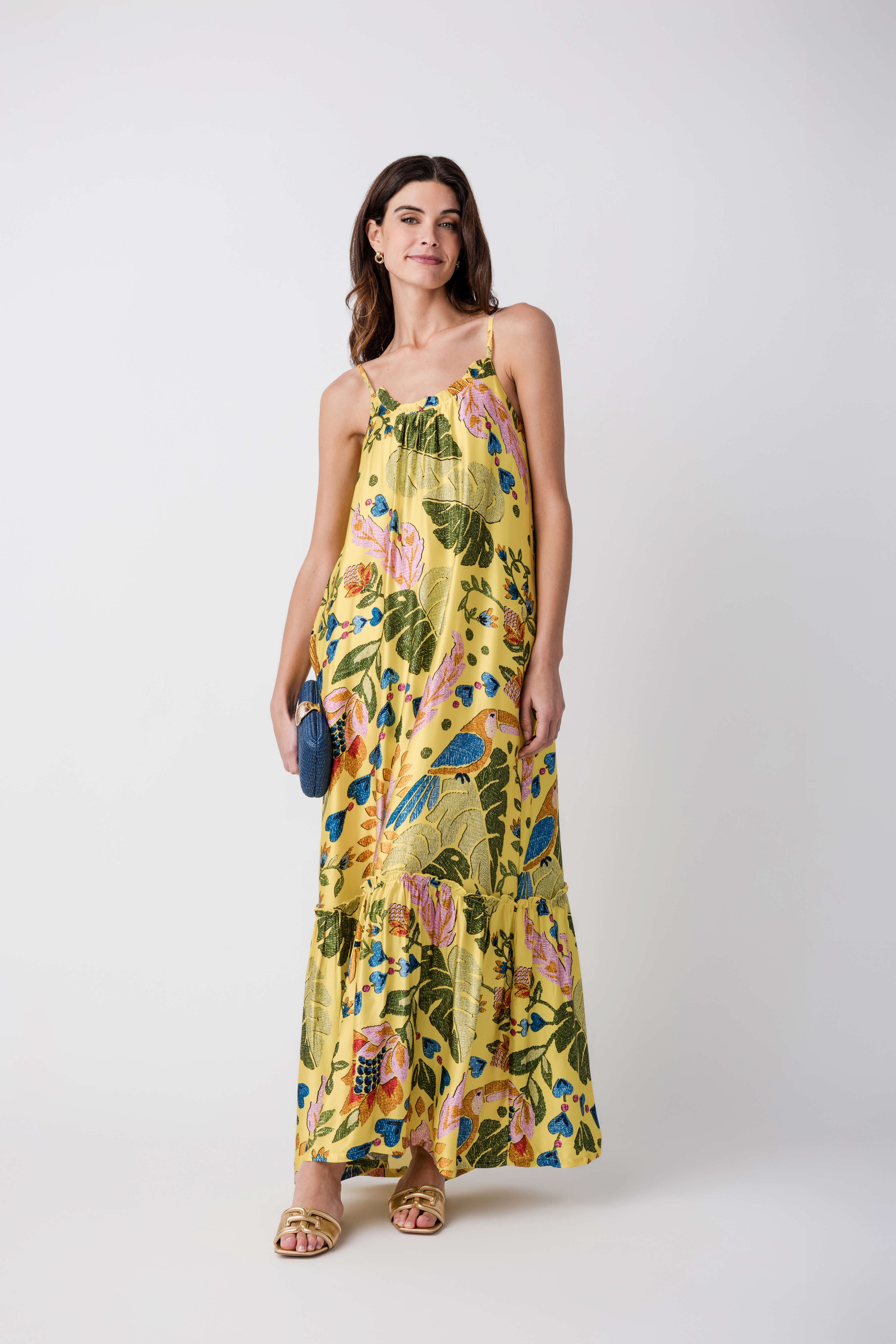 maxi dress cami Tie-Front or special occasions ASOS Design - Cami Maxi