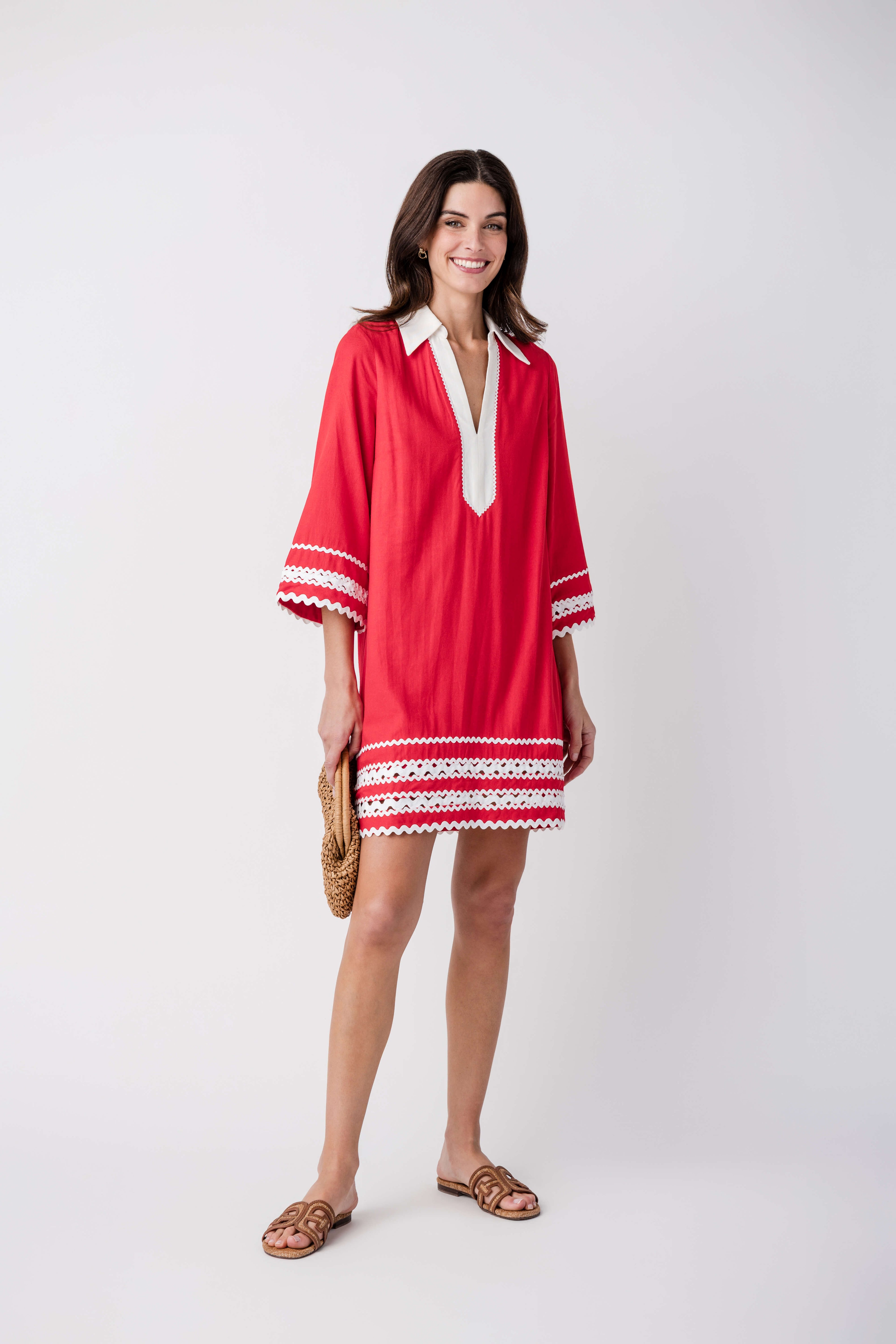 English Factory Color Block Shirt Mini Dress Social Threads English Factory Color Block Shirt Mini Dress Social Threads