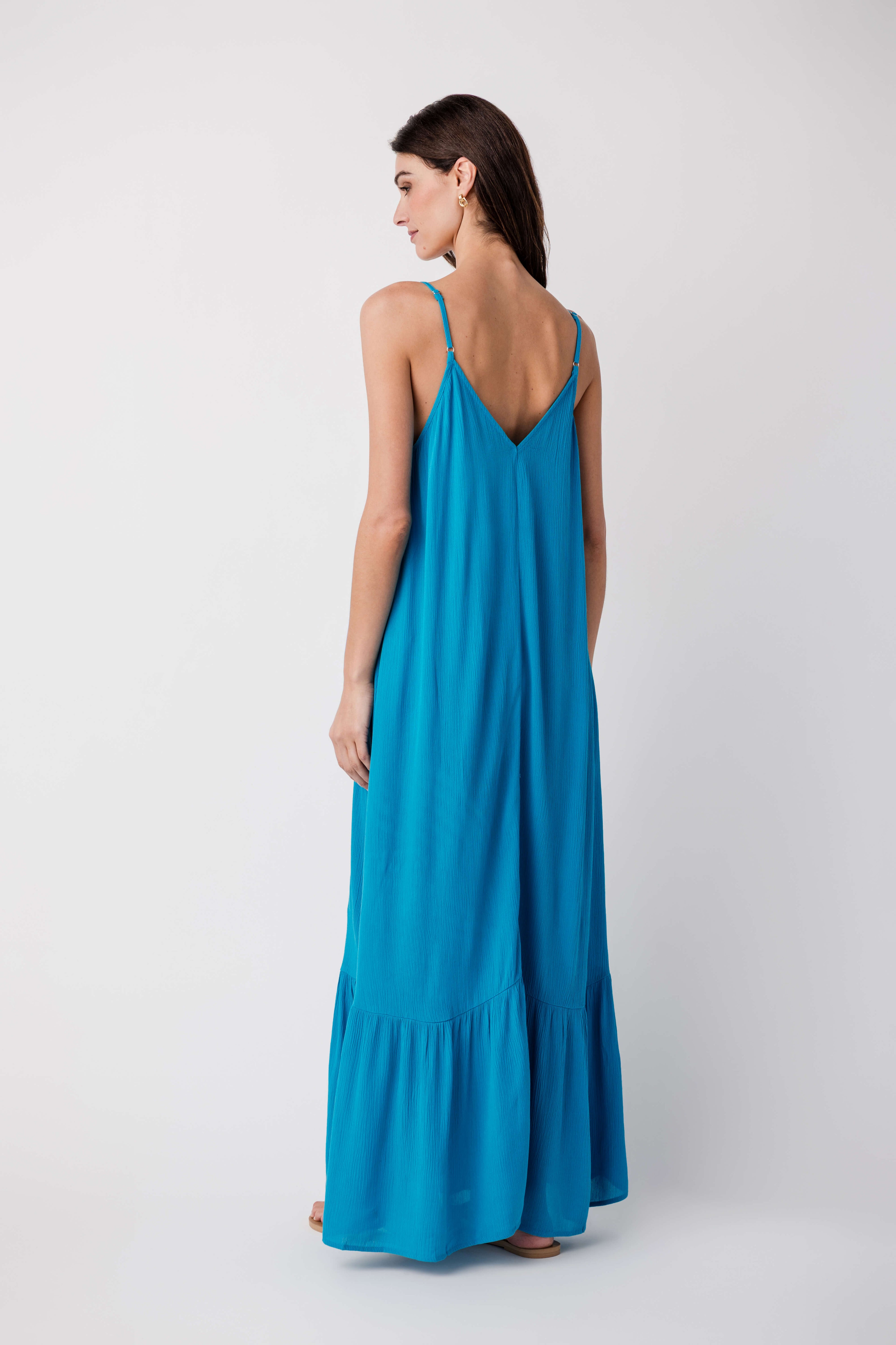 Lovestitch Sleeveless V Neck Maxi Dress