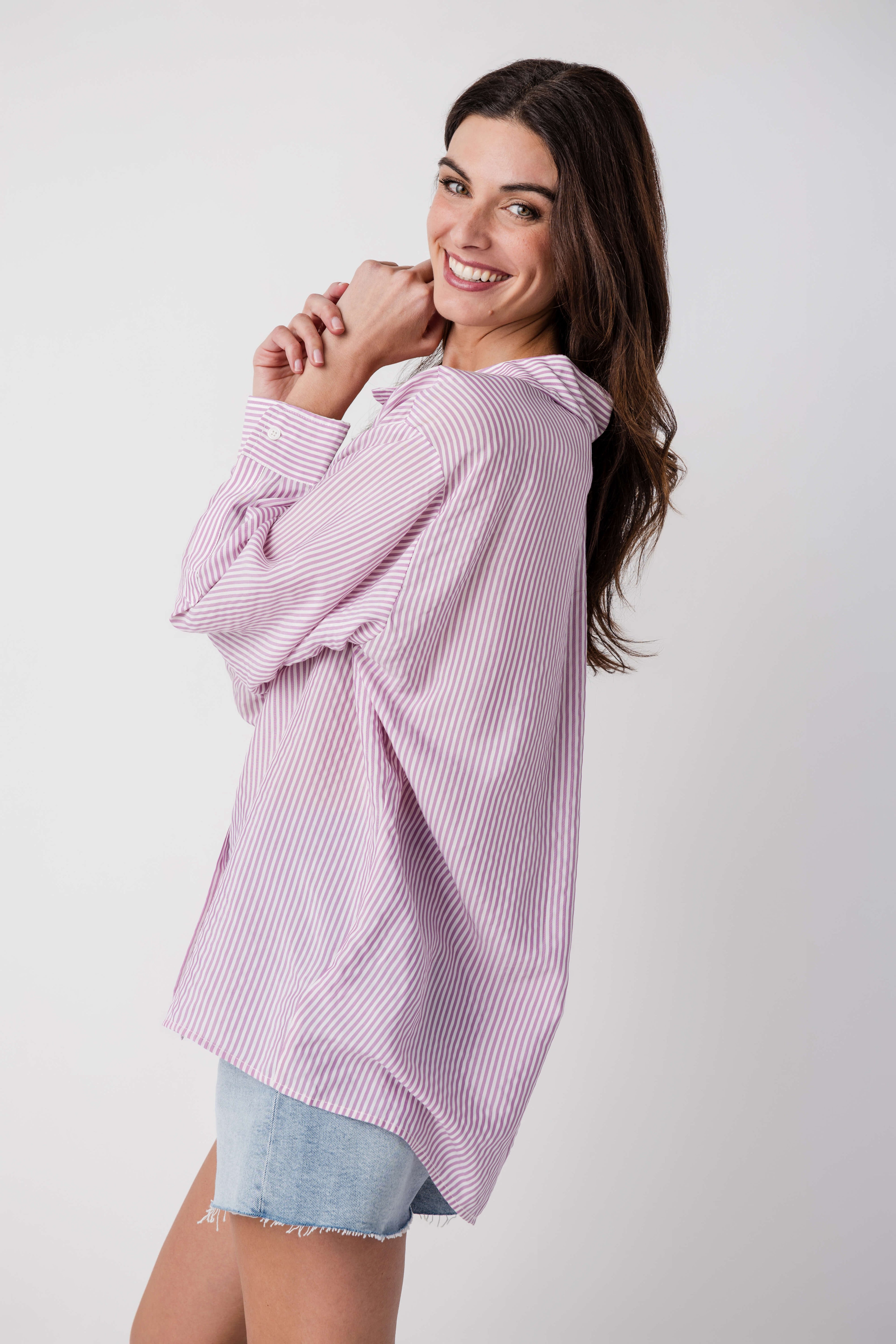 Things Between Oversized Button Up Top