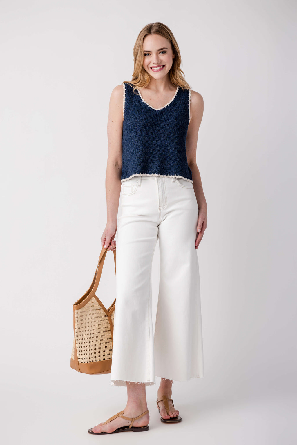 Z Supply Yessenia Whipstitch Tank
