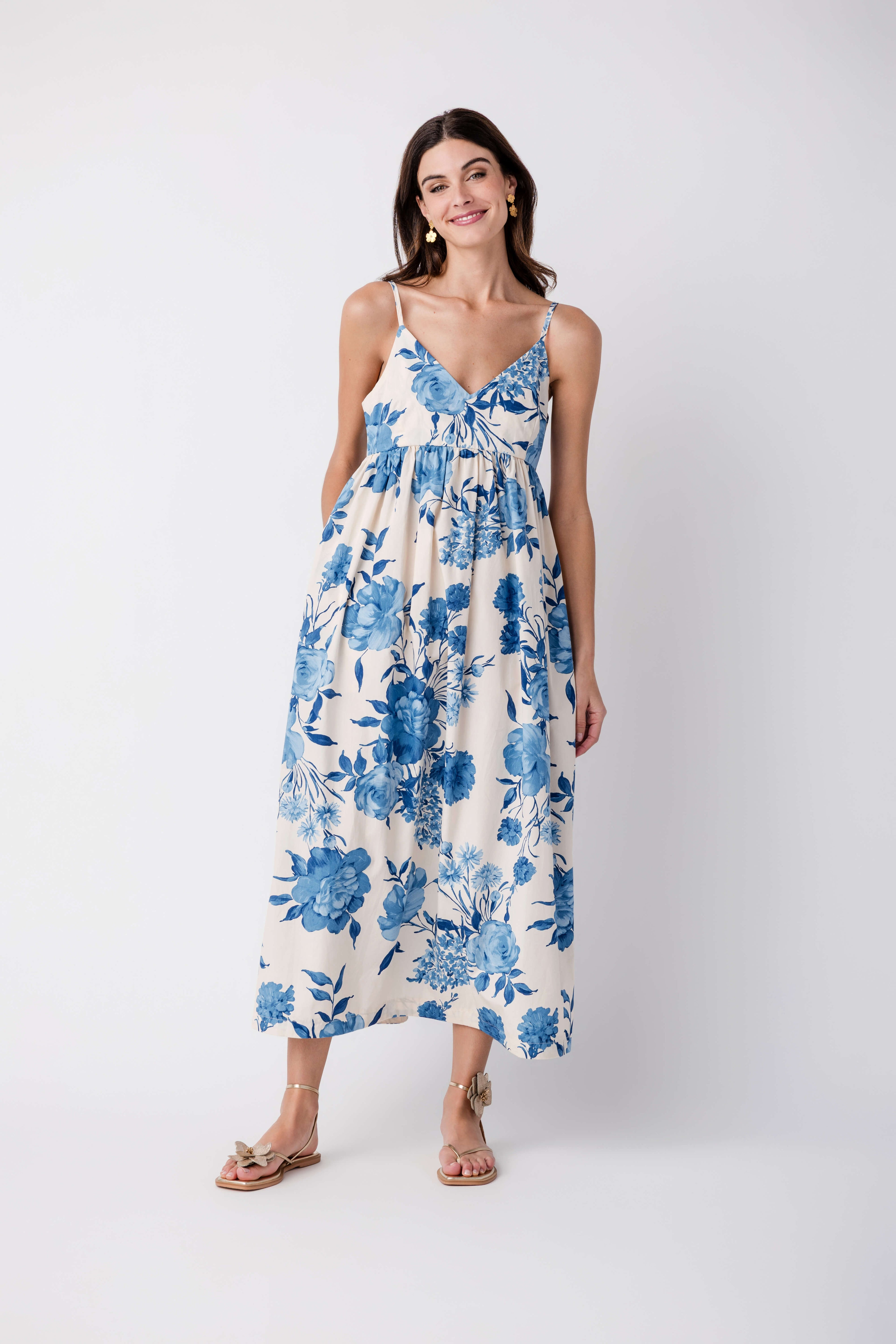 Olivaceous Hallie Floral Maxi Dress