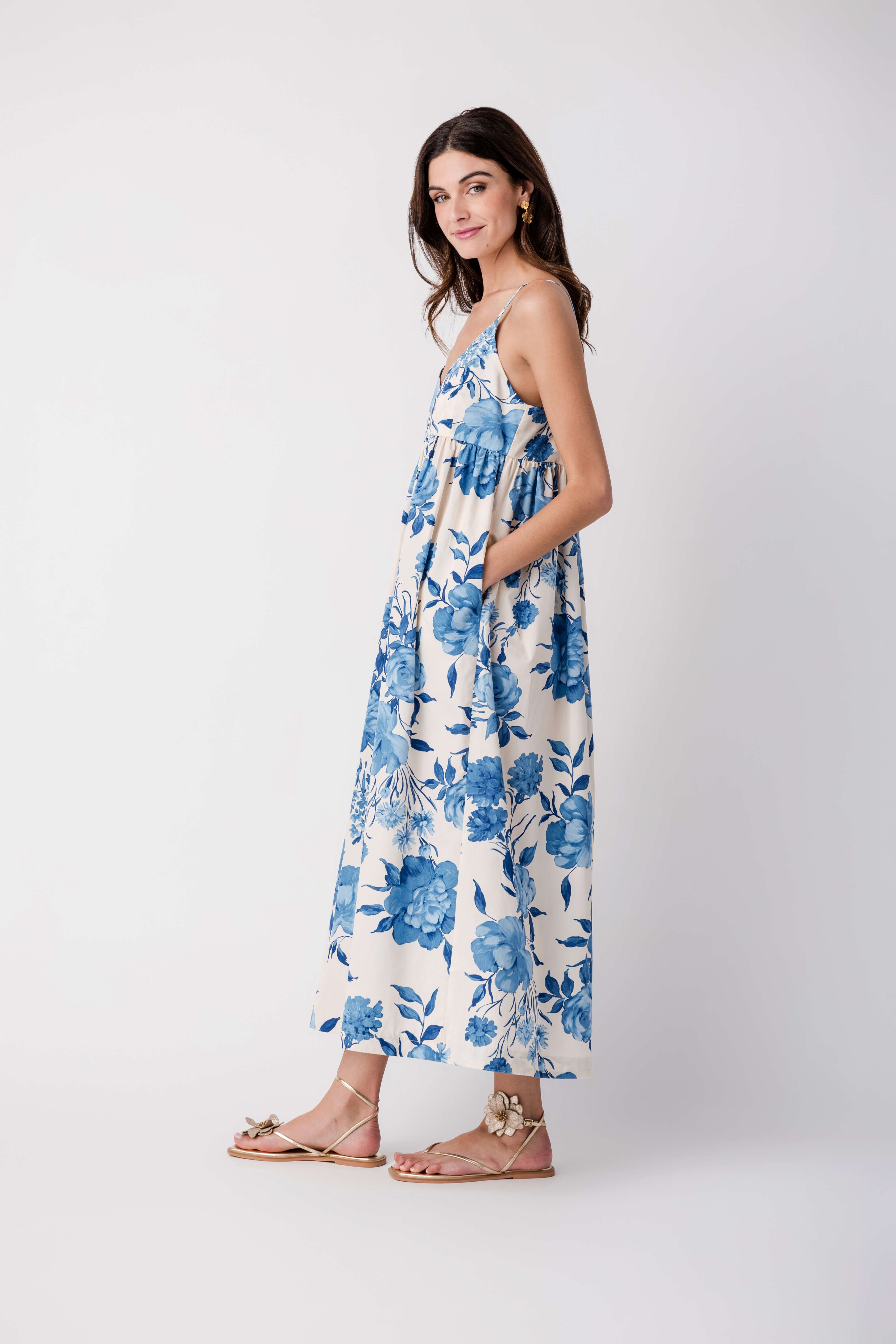 Olivaceous Hallie Floral Maxi Dress