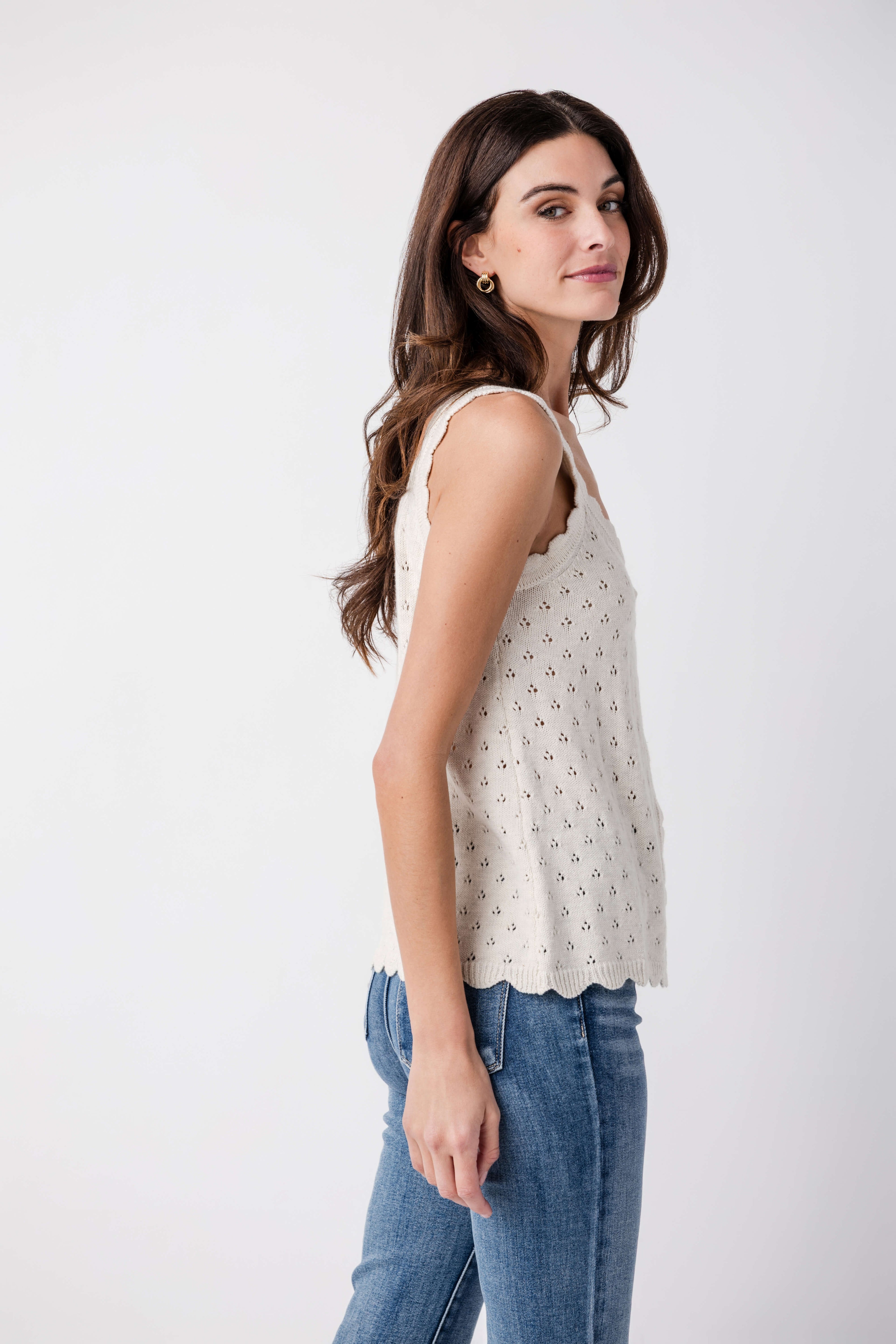 Things Between Pointelle Tank Top