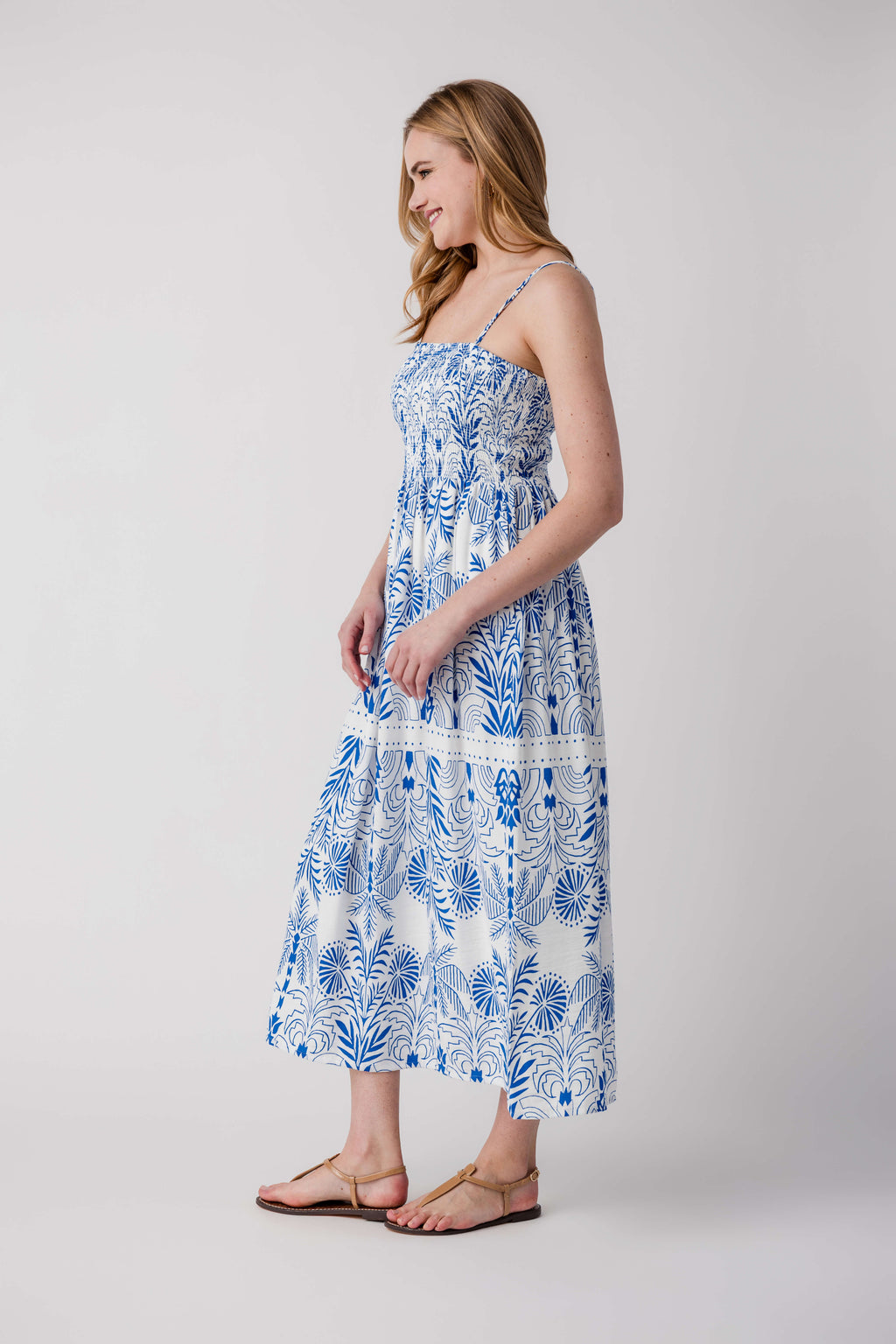 Z Supply Nadine Palm Maxi Dress