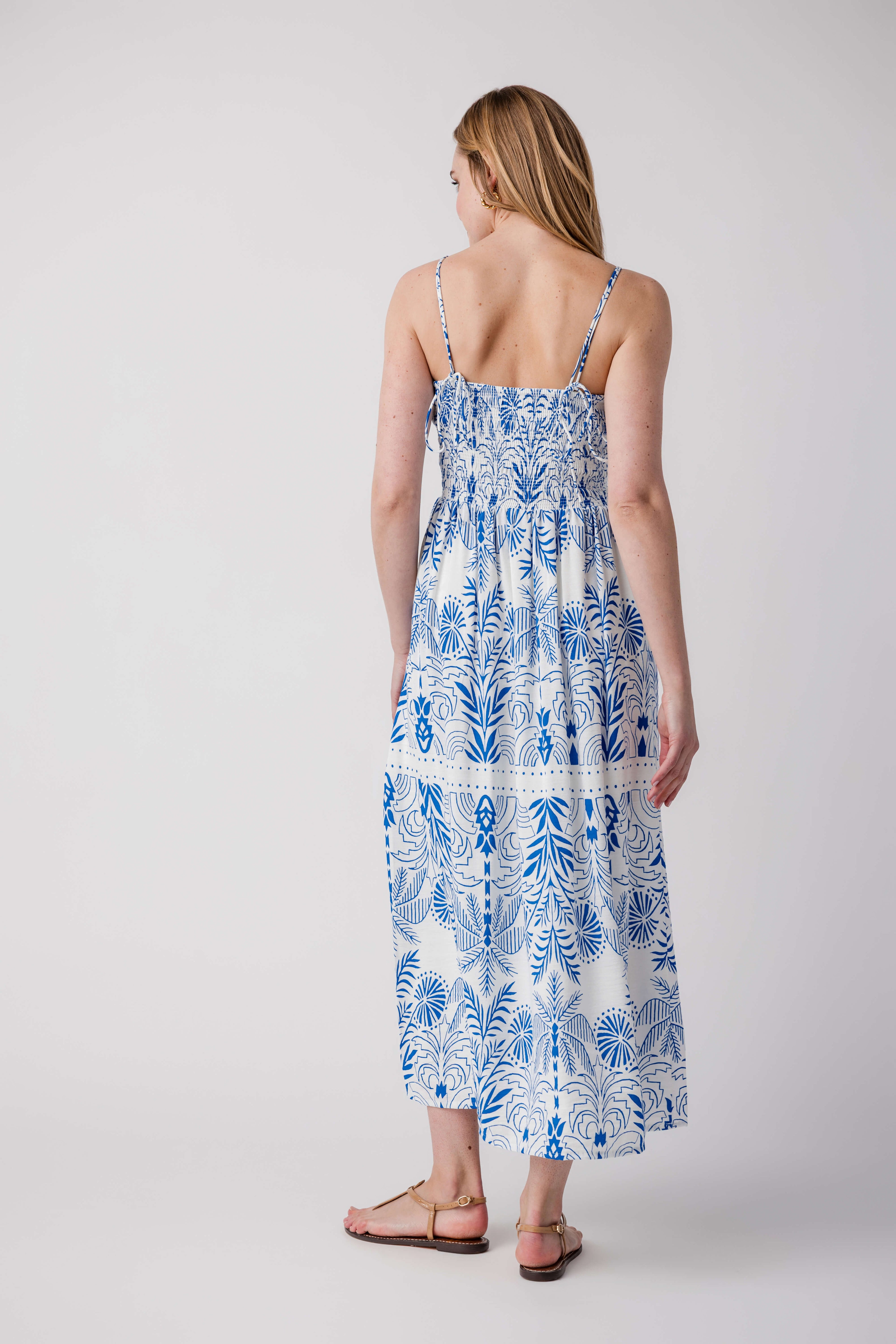 Z Supply Nadine Palm Maxi Dress