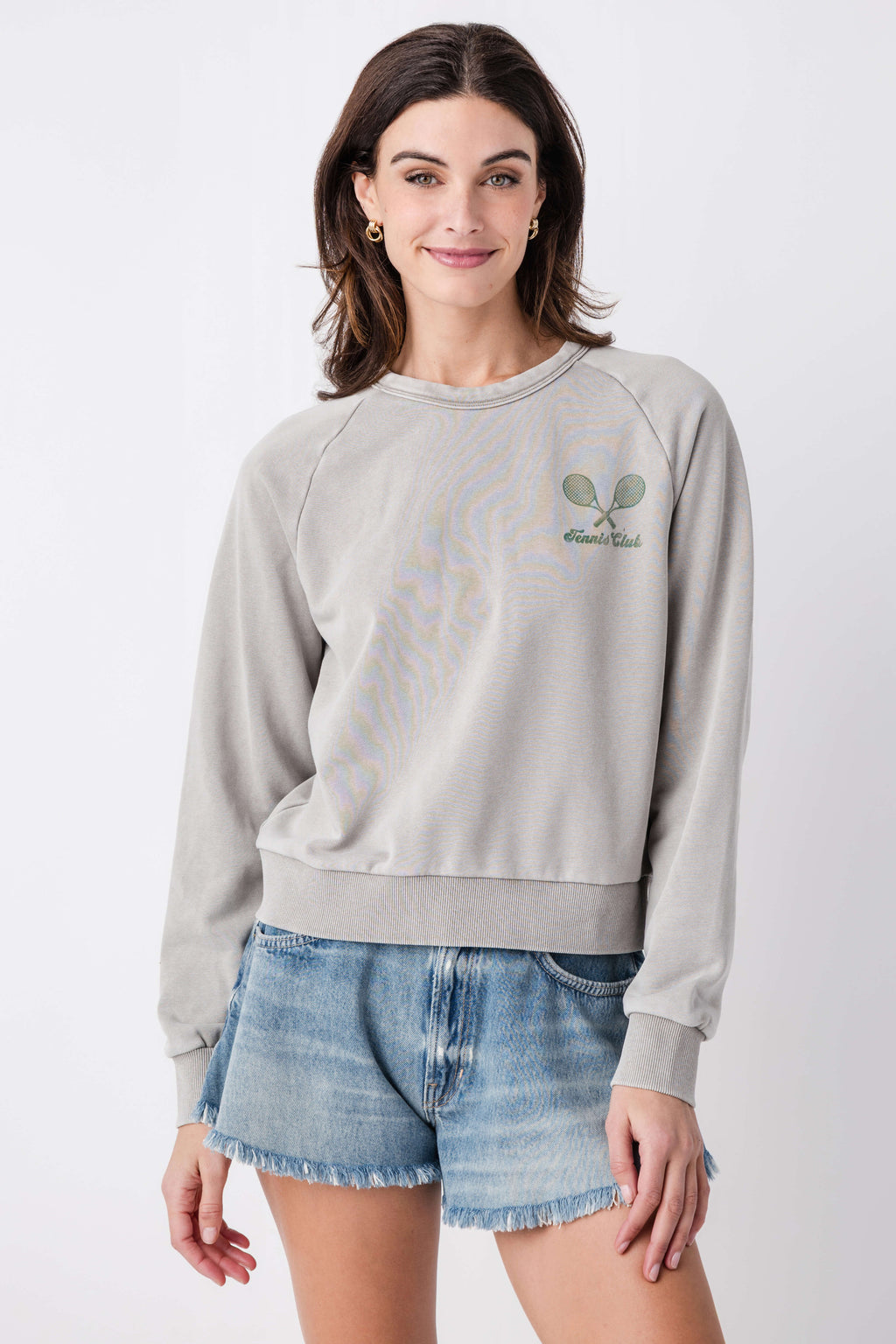 Raisonnel Tennis Graphic Crewneck Sweatshirt