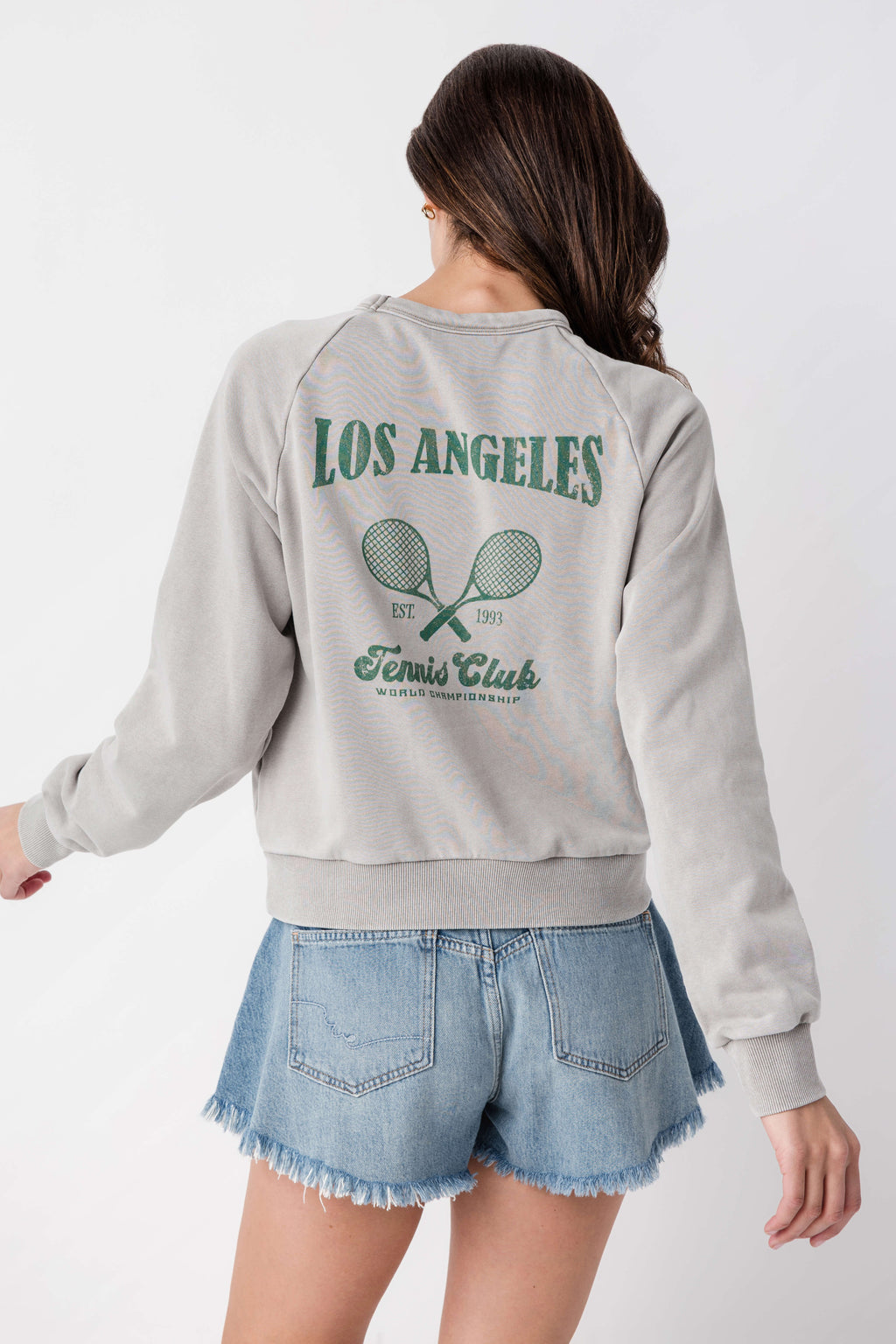 Raisonnel Tennis Graphic Crewneck Sweatshirt
