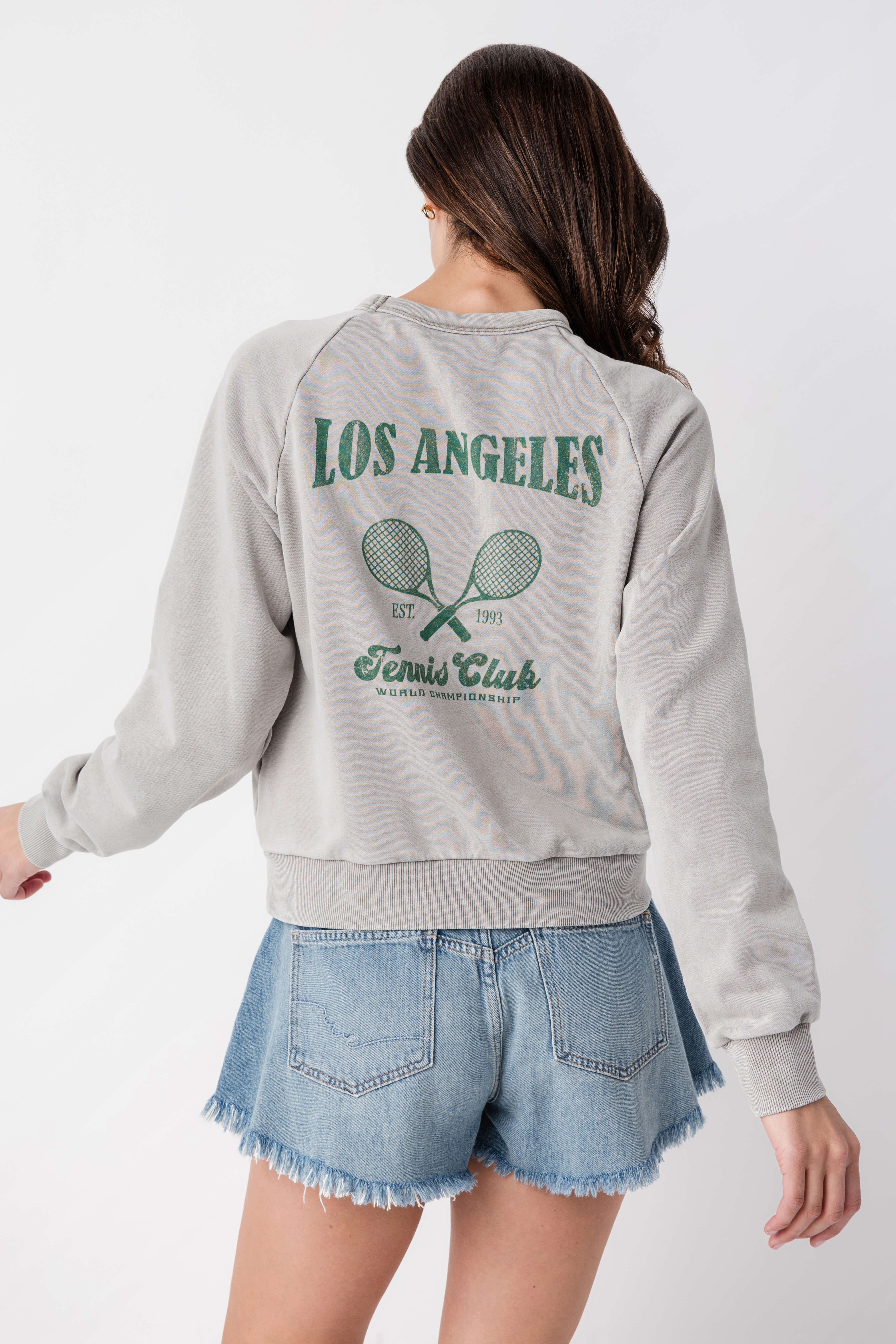 Raisonnel Tennis Graphic Crewneck Sweatshirt
