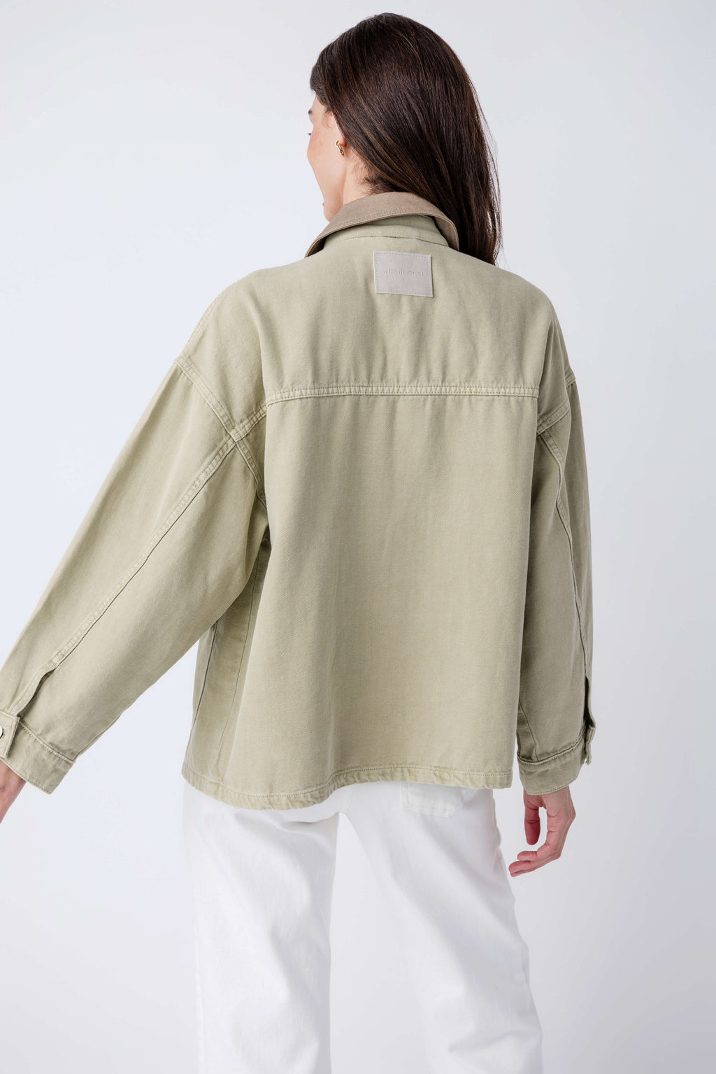 Free People Lemon Denim Jacket