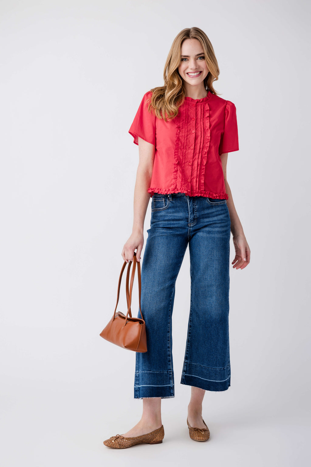 Things Between Ruffle Trim Top