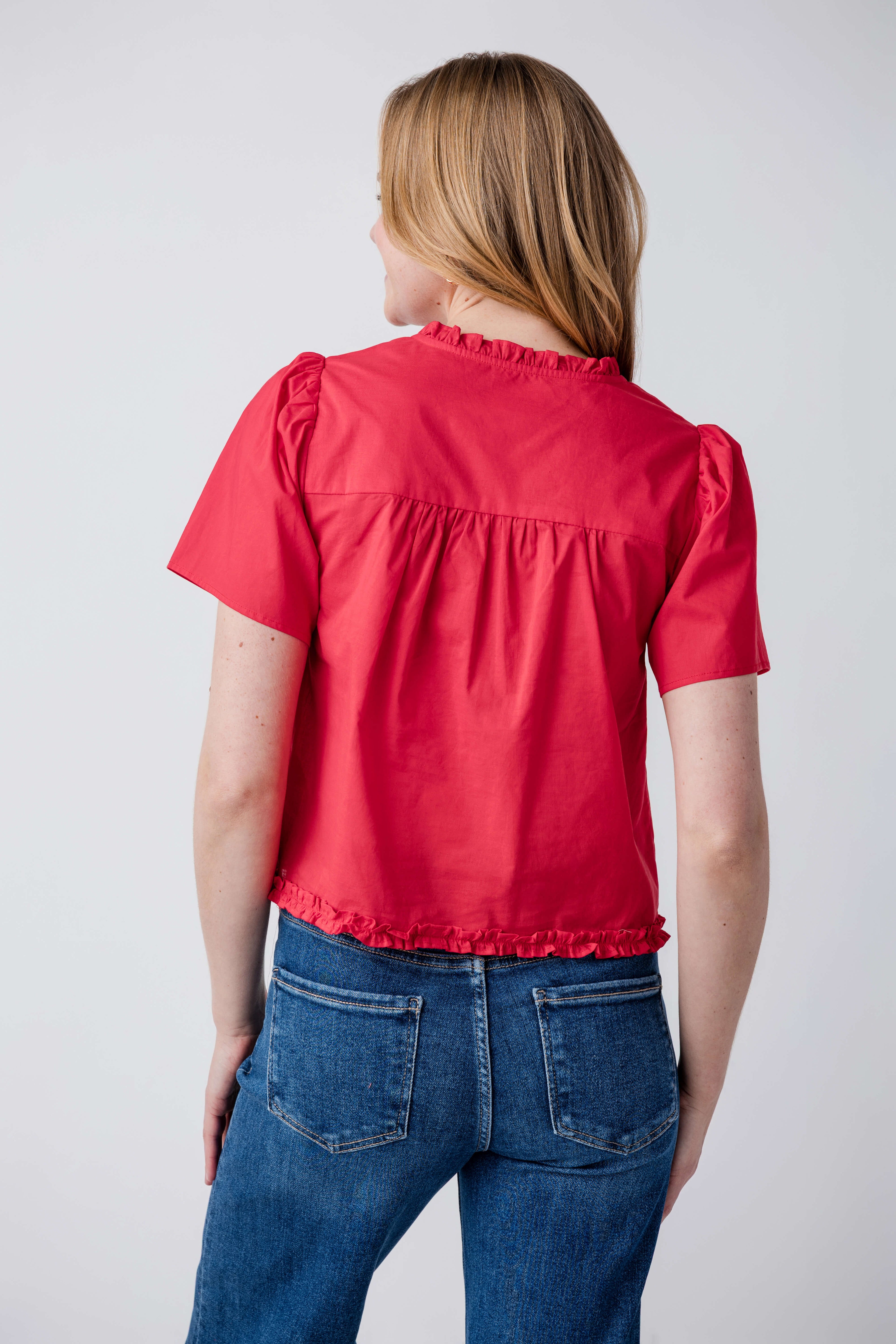 Things Between Ruffle Trim Top