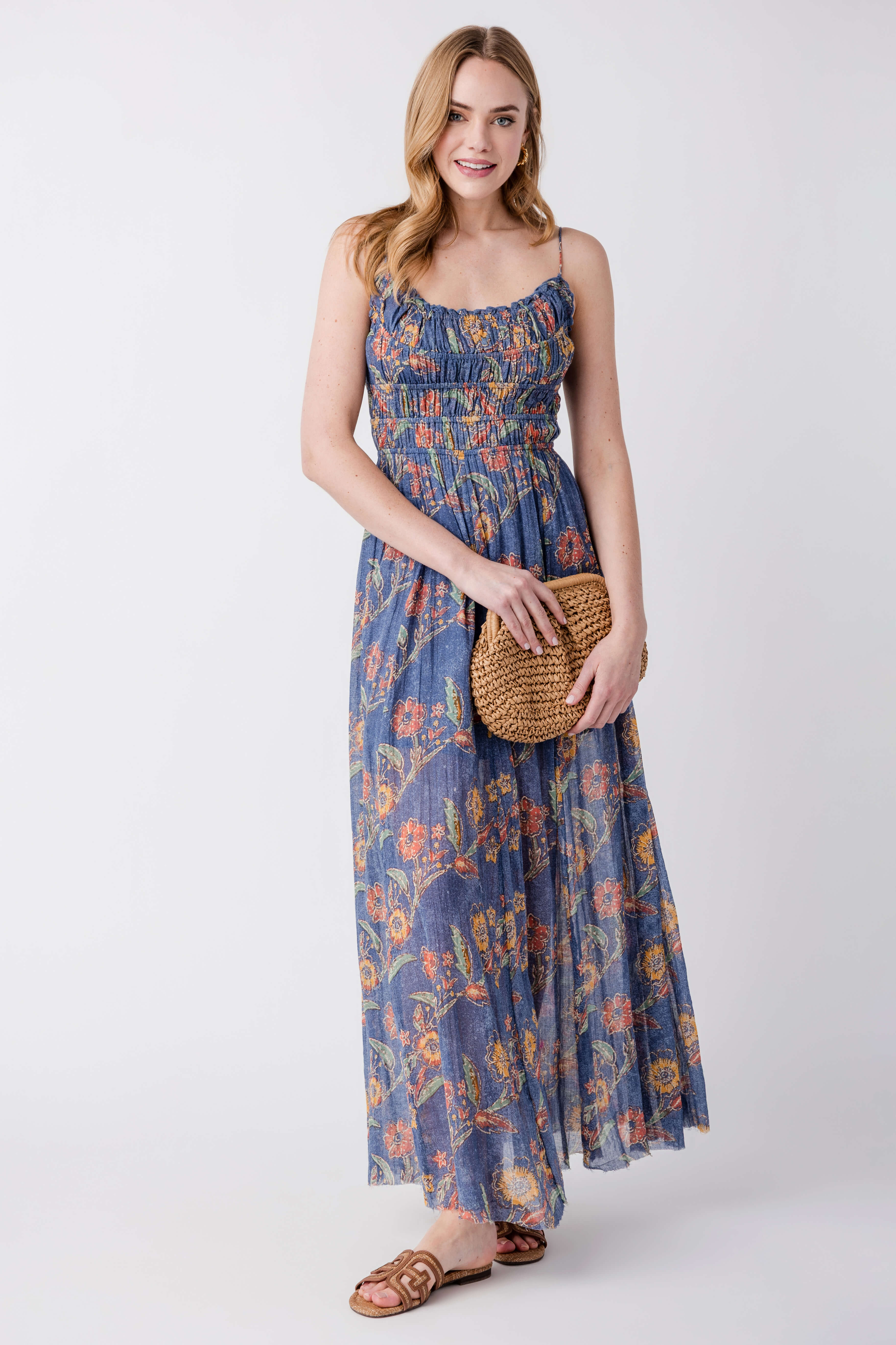 Free People One Ciella Printed Maxi Dress
