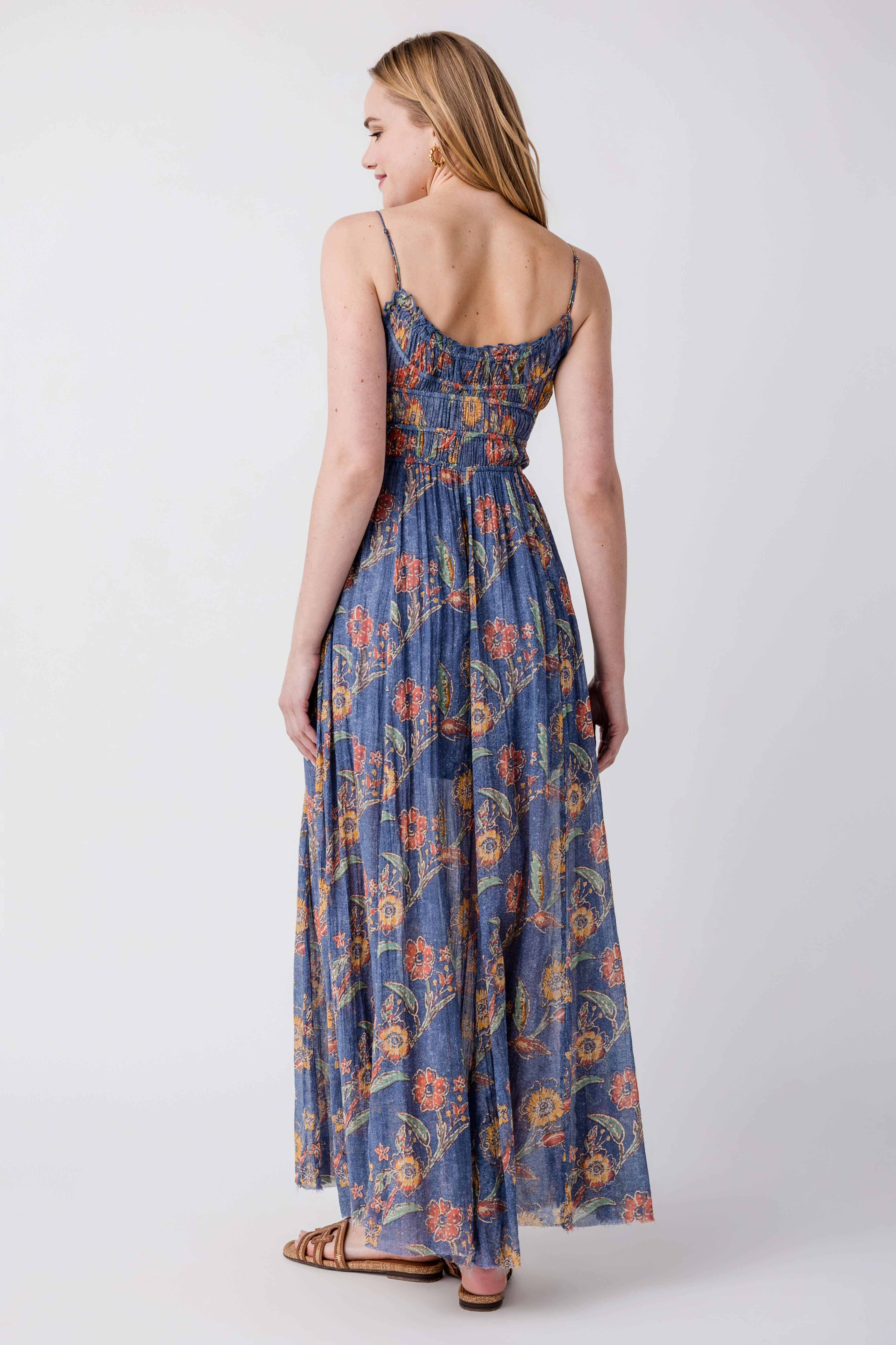 Free People One Ciella Printed Maxi Dress S / New England Combo
