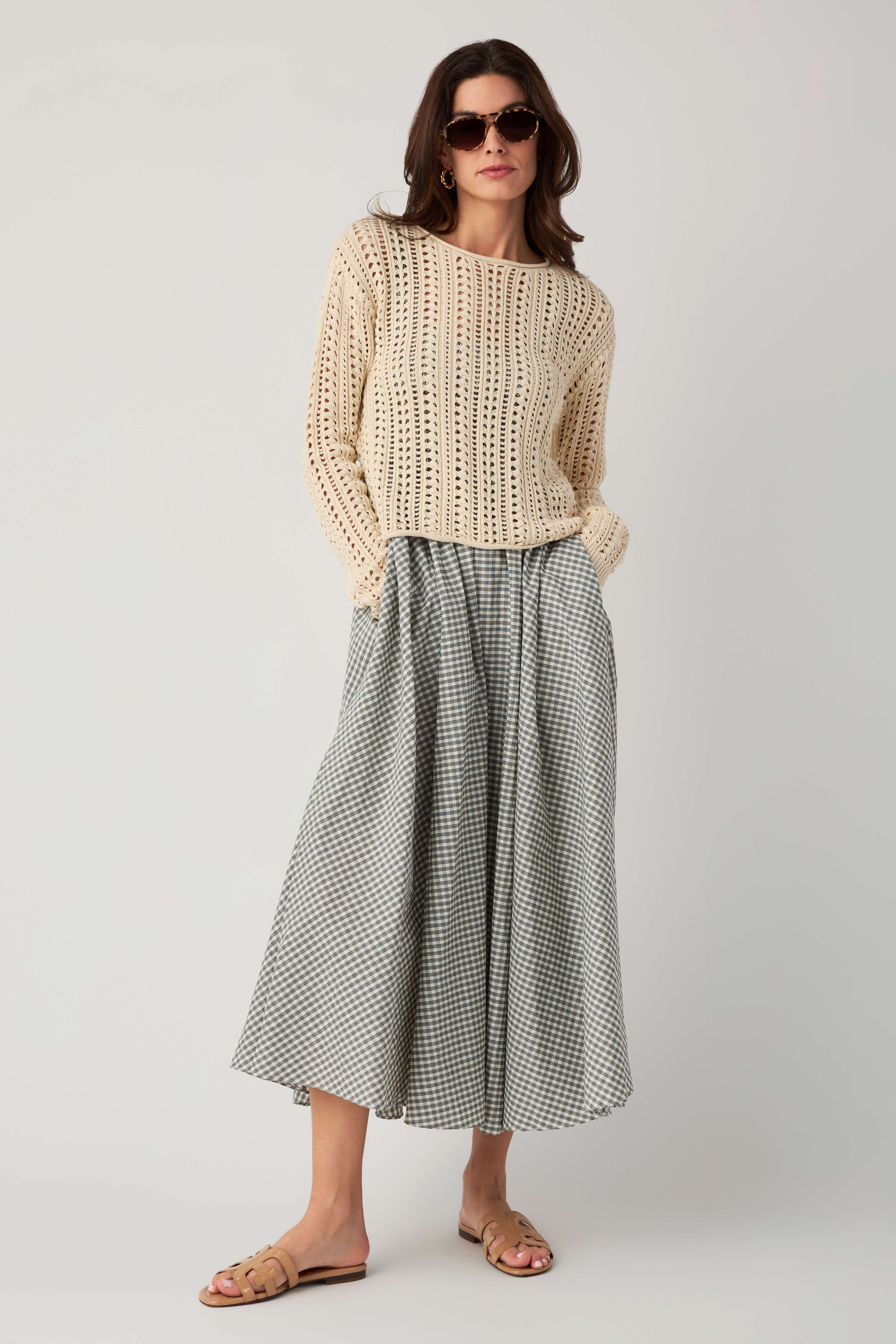 Z Supply Upland Crochet Sweater