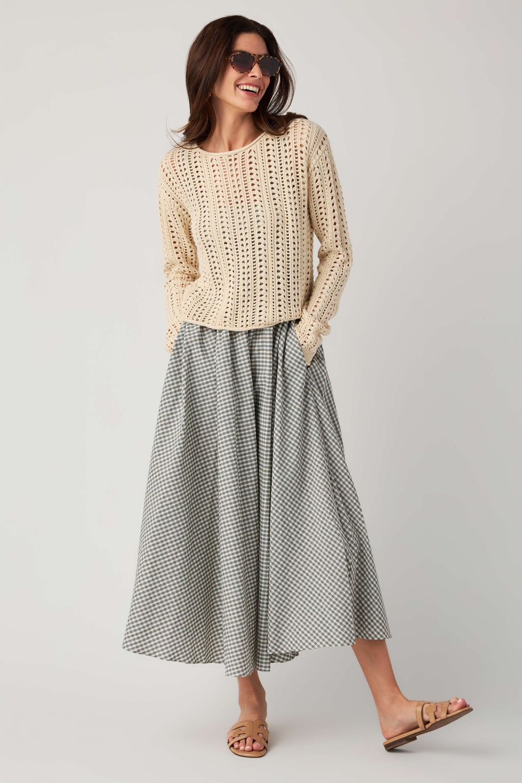 Z Supply Upland Crochet Sweater