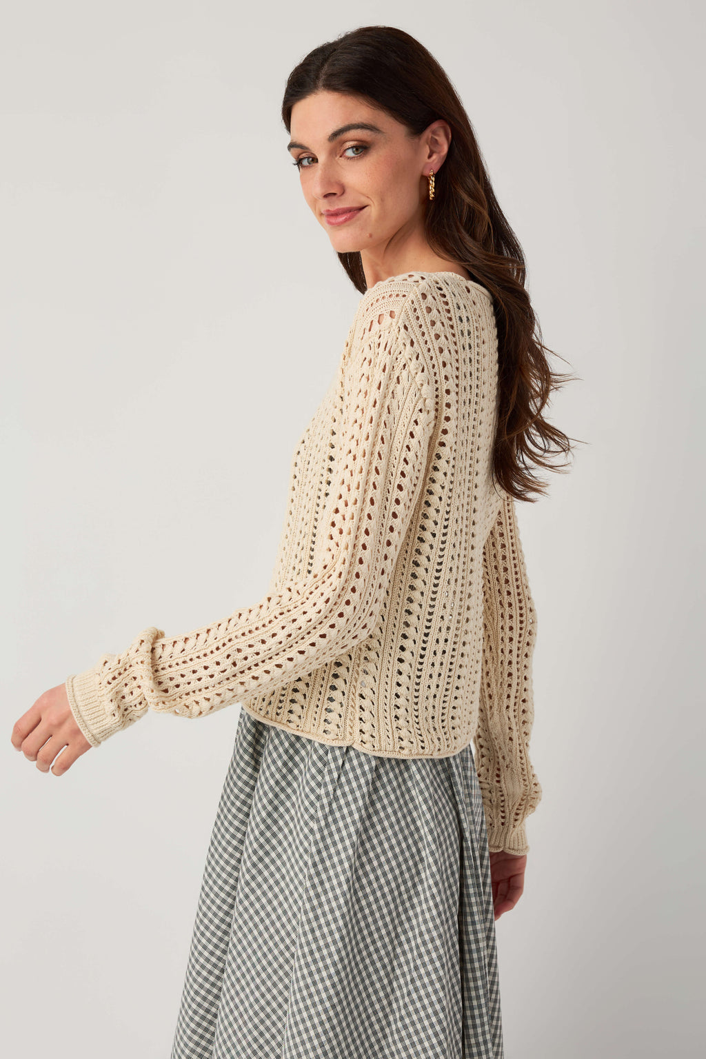 Z Supply Upland Crochet Sweater