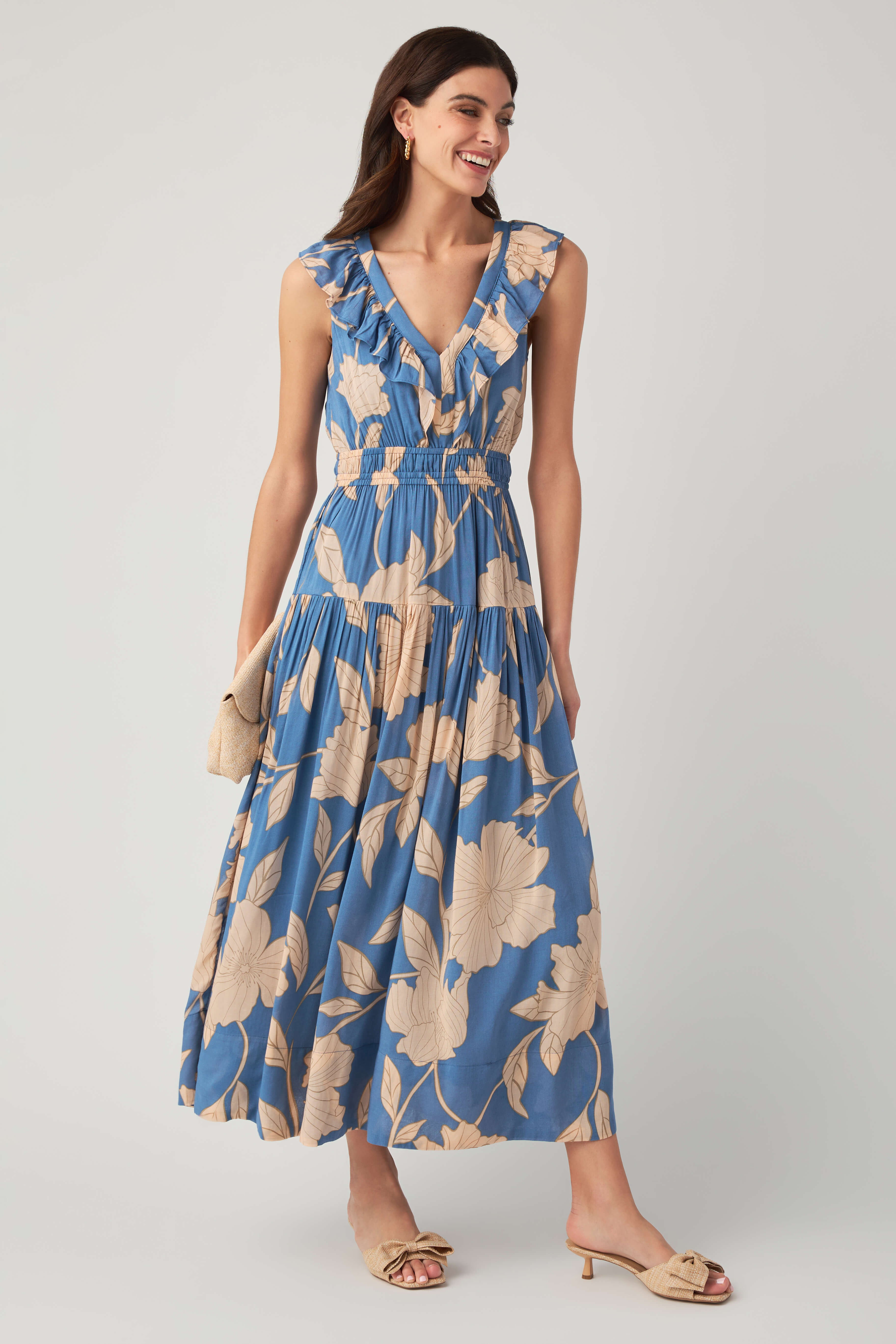 Z Supply Malene Bloom Floral Maxi Dress