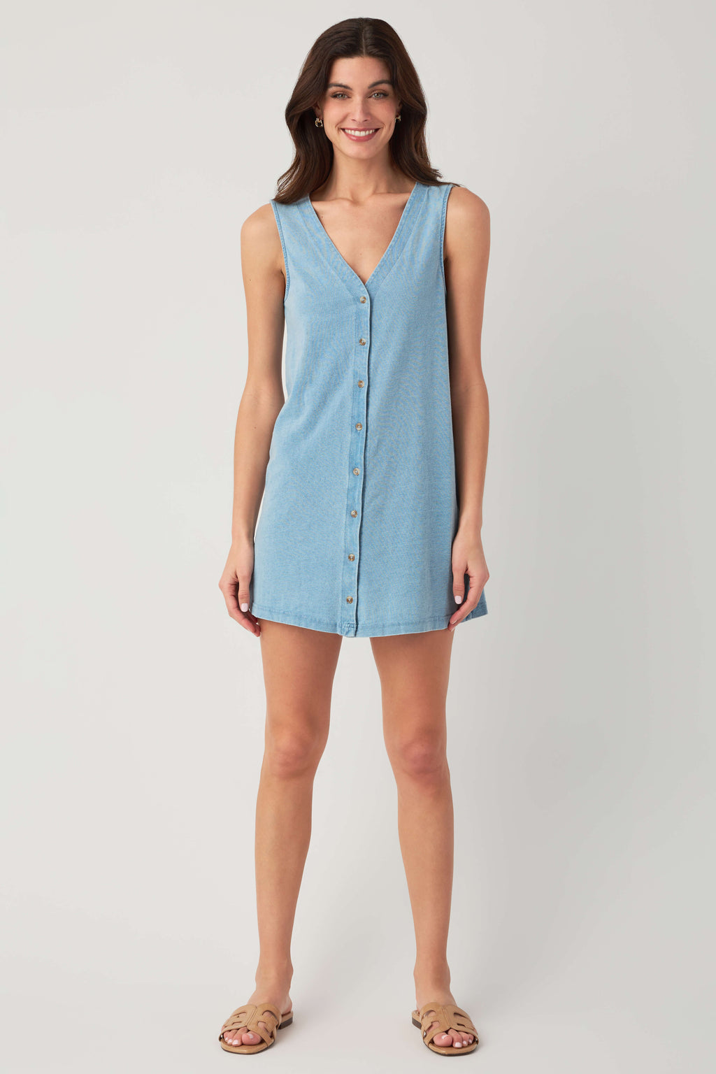 Z Supply Solace Denim Mini Dress