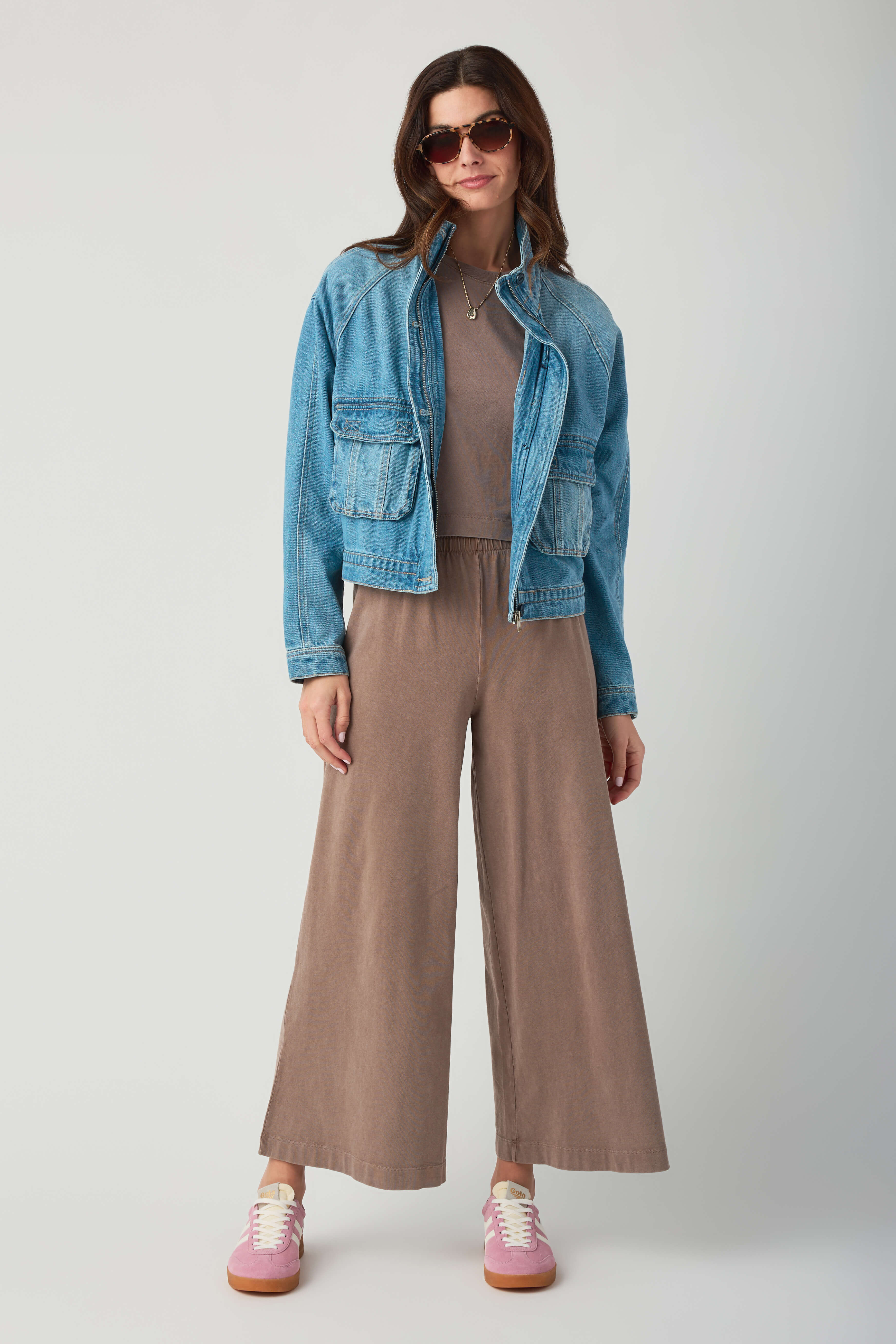 Z Supply Scout Jersey Crop Flare Pant
